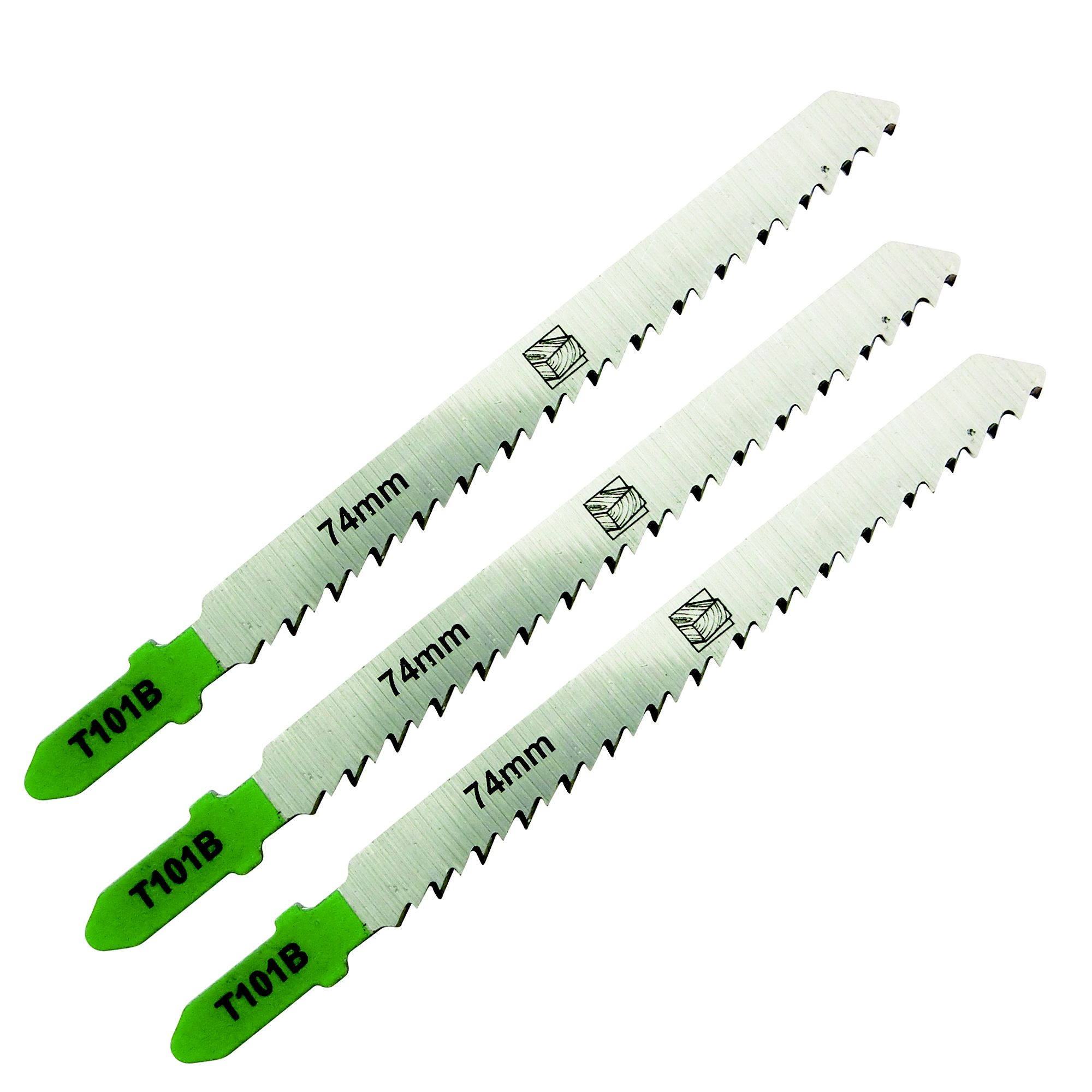 Universal Tshank Jigsaw blade SJG67620 (T101B) 100mm, Pack of 3