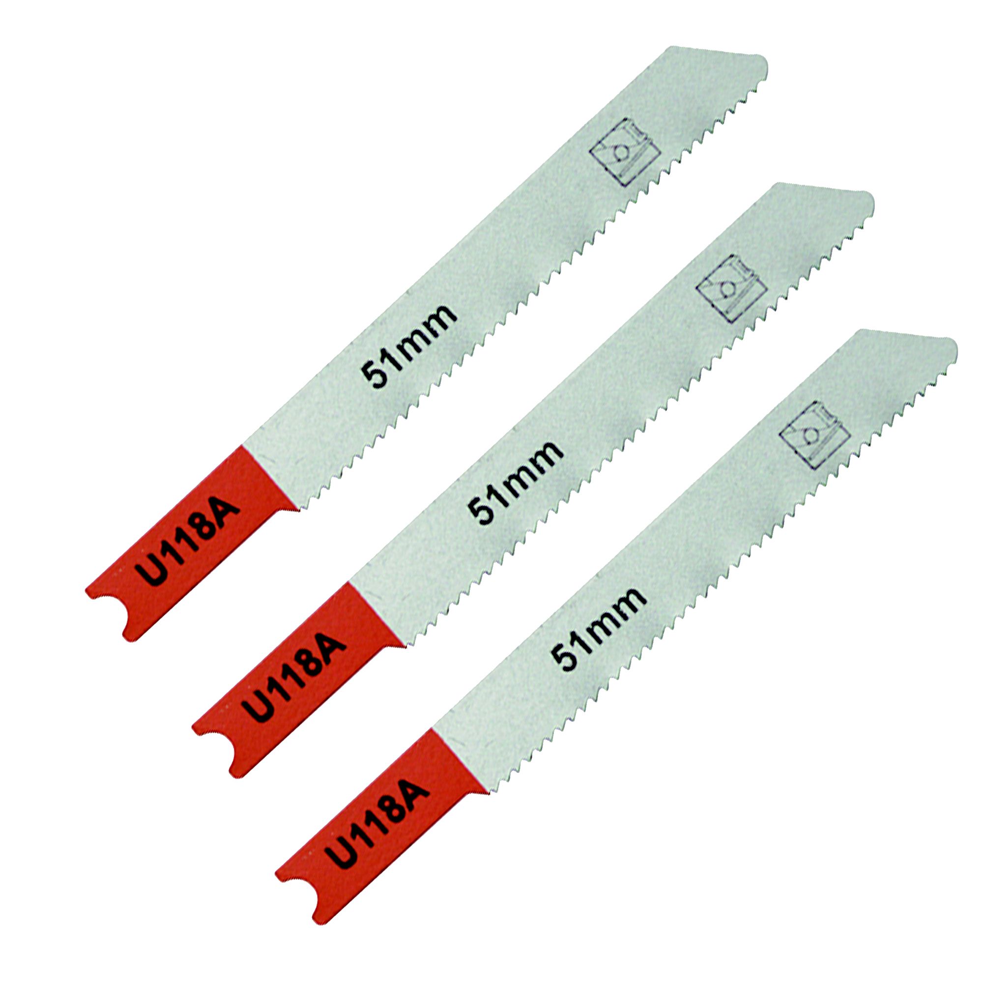 Universal Ushank Jigsaw blade SJG77586 (U118A) 70mm, Pack of 3