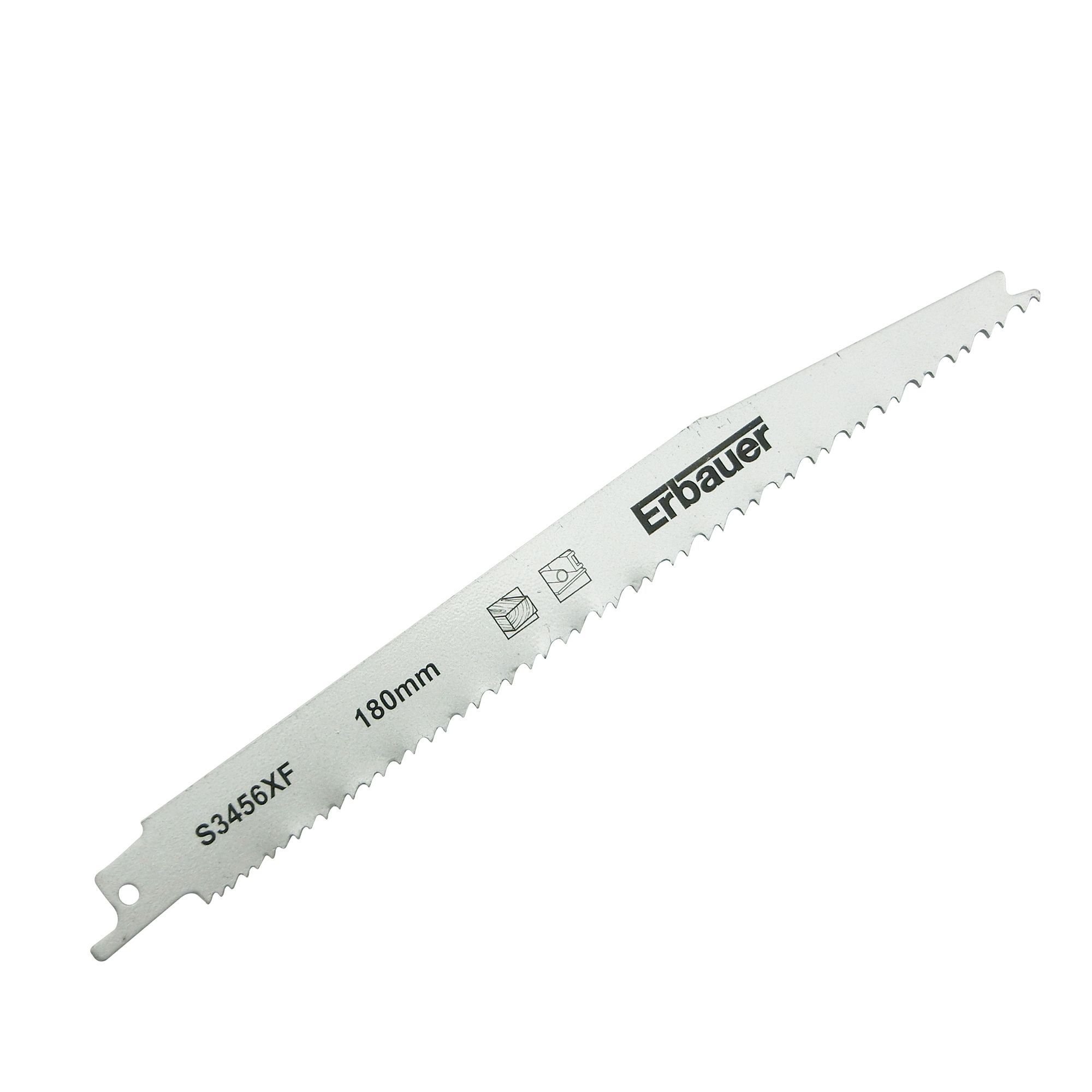 Erbauer Universal fitting Reciprocating saw blade S3456XF, Pack of 2