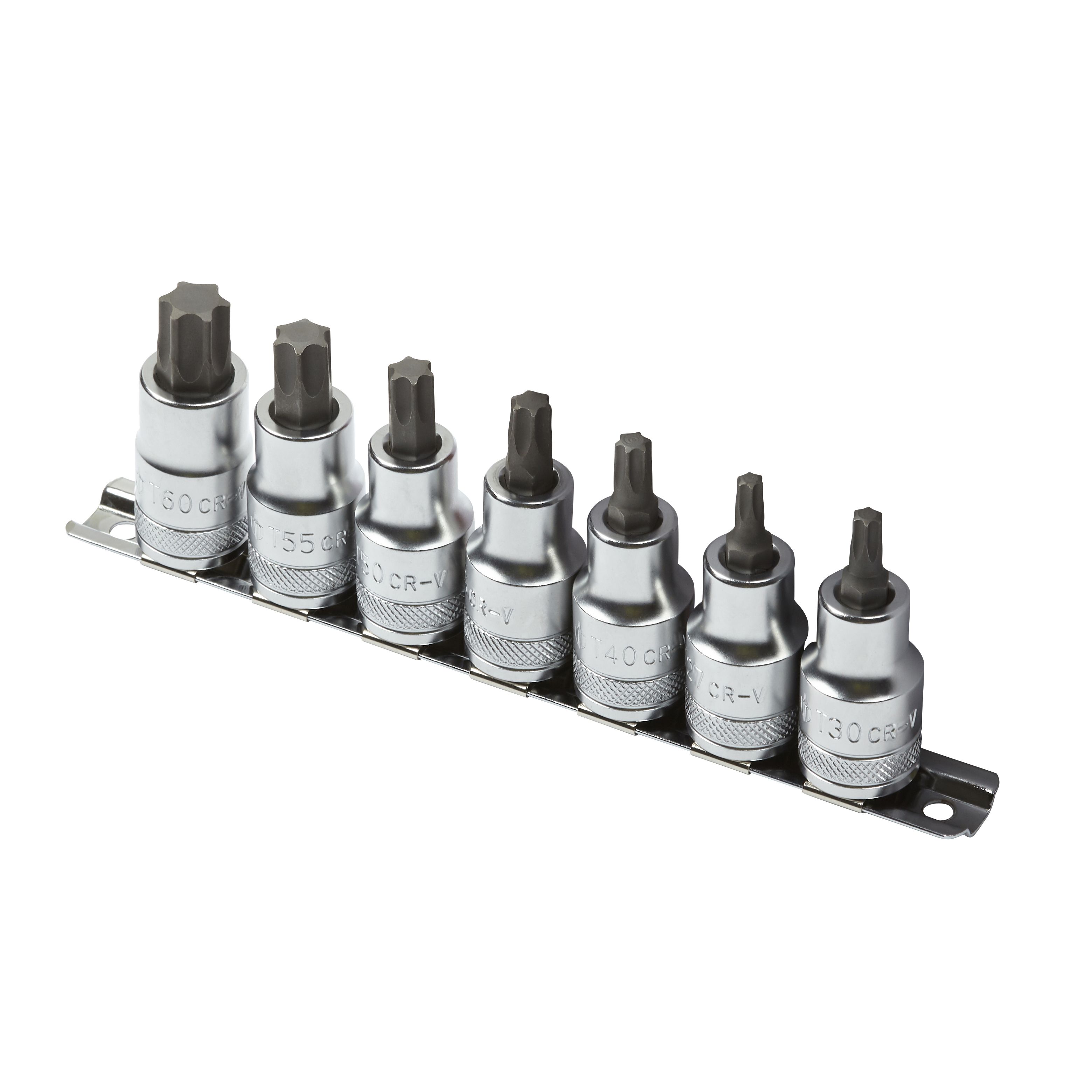 Magnusson 7 piece ½" TX Socket set Departments DIY at B&Q