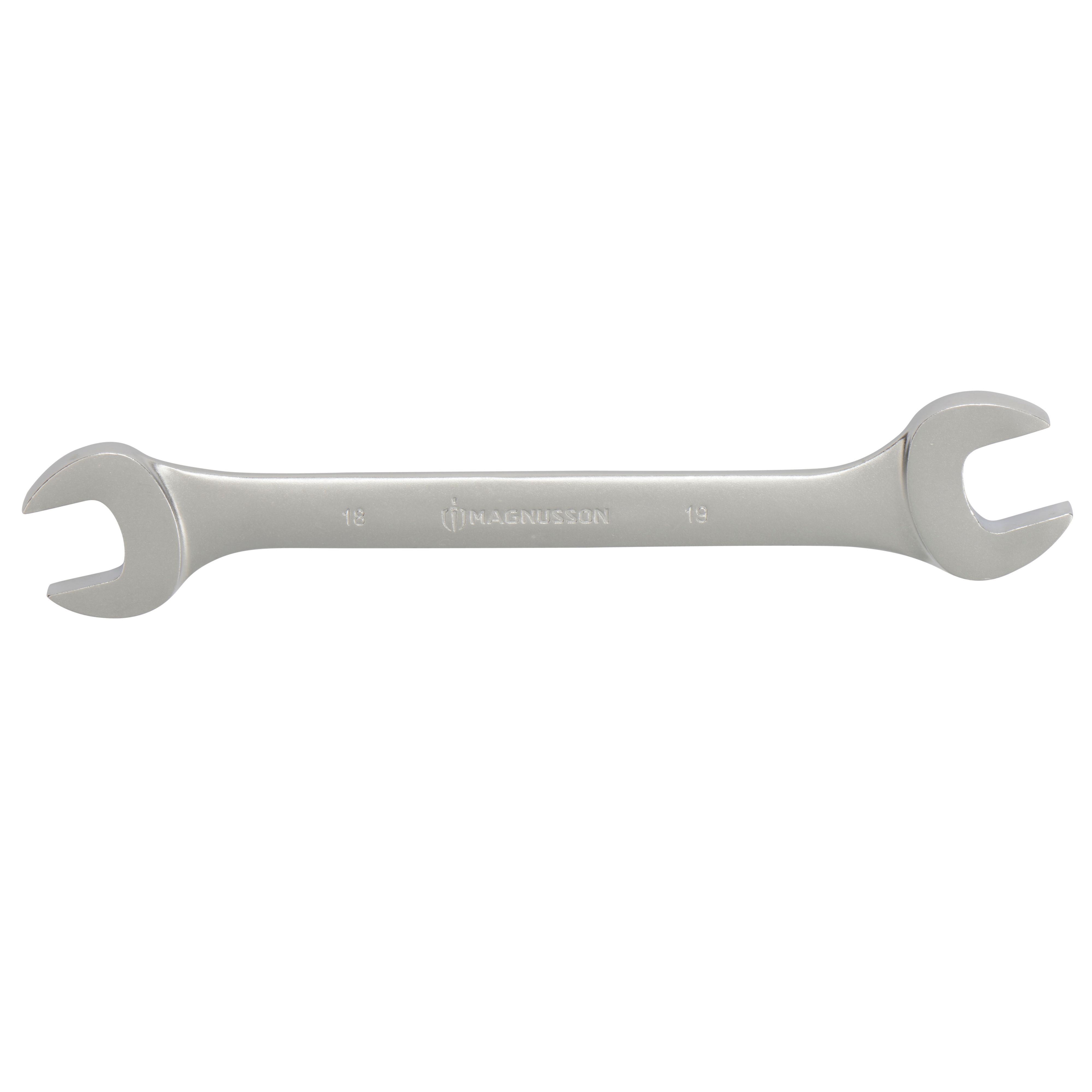 Magnusson 18/19mm Openend spanner Departments DIY at B&Q