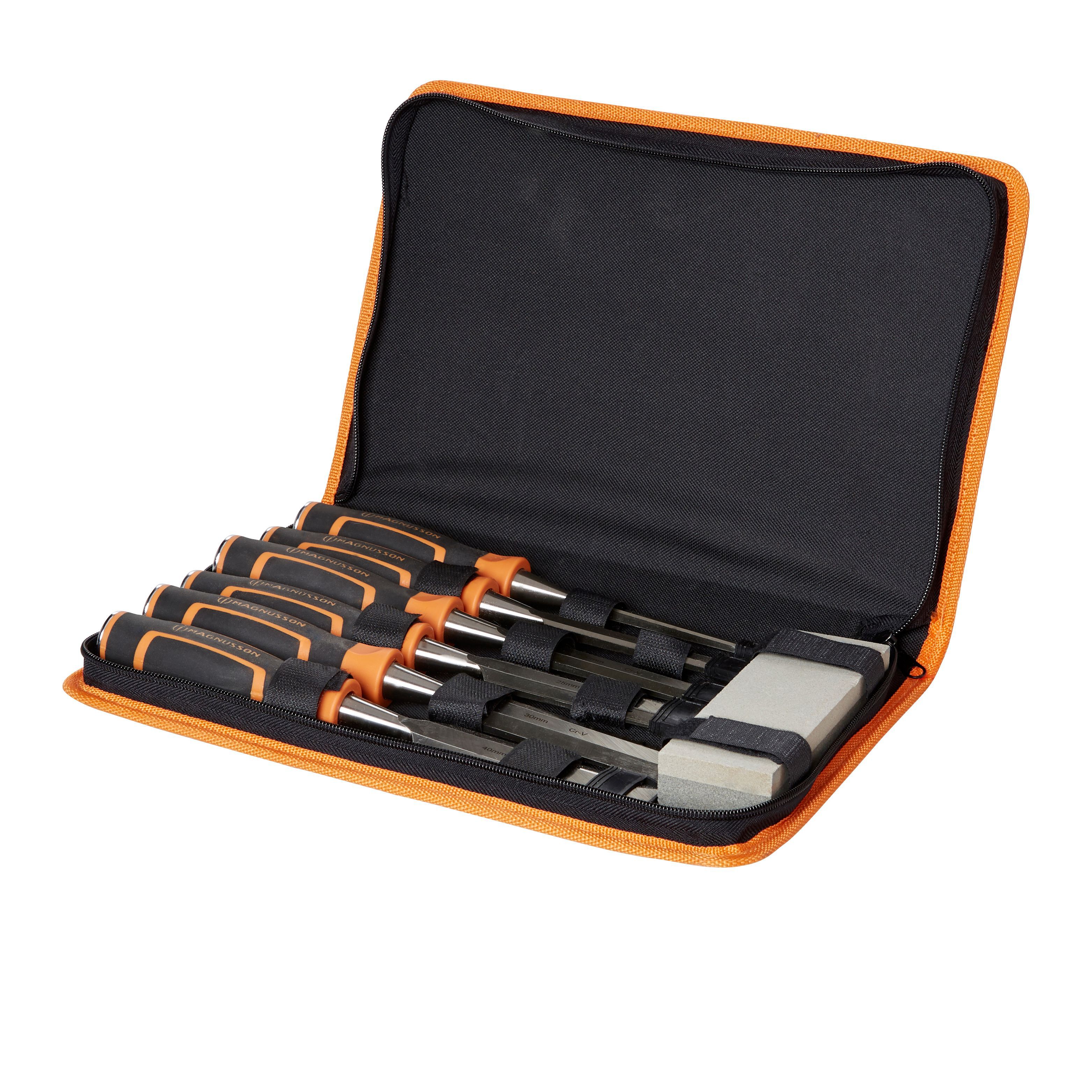 Magnusson 7 piece Wood chisel set Departments DIY at B&Q