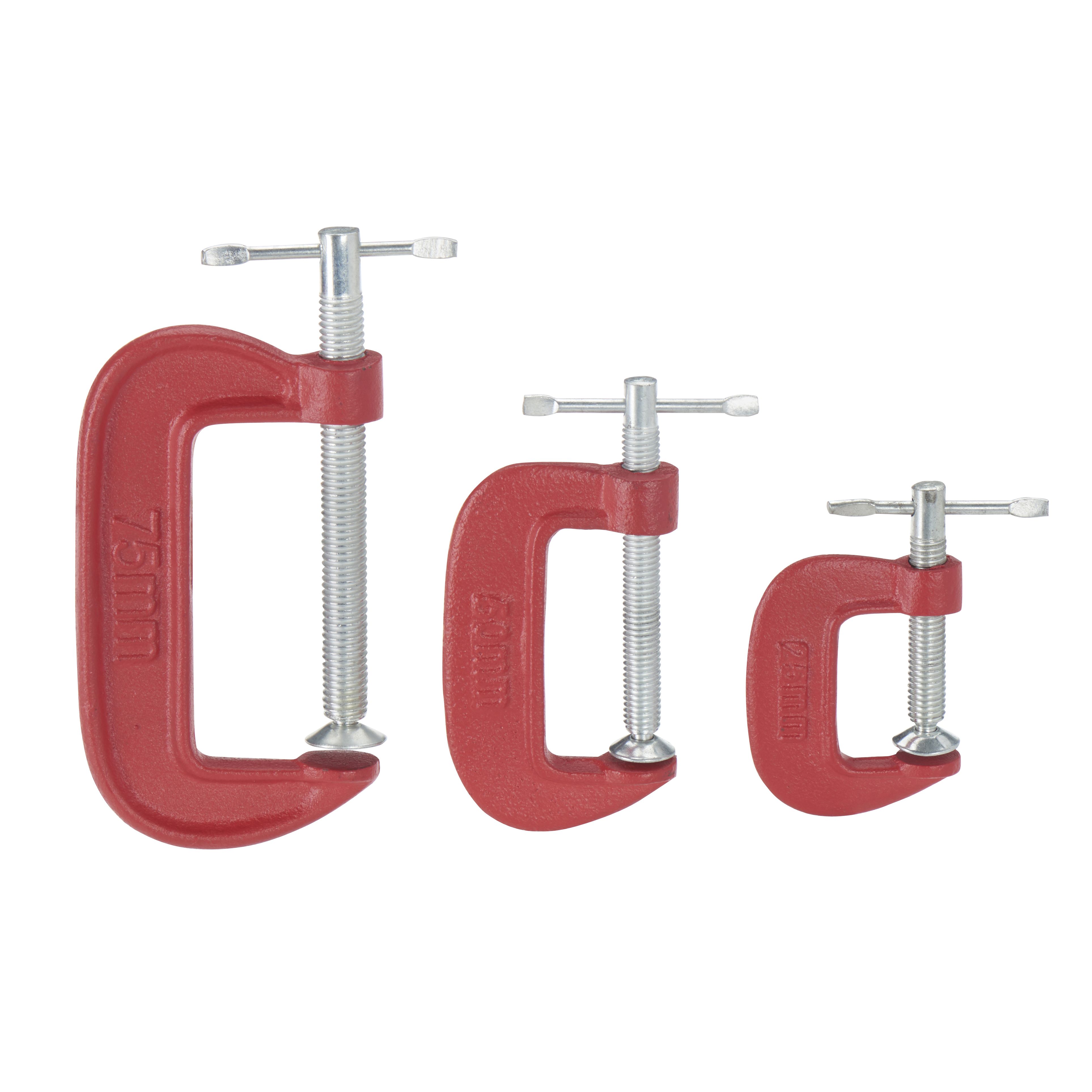 G Clamp Set Of 3 Departments Diy At Bandq