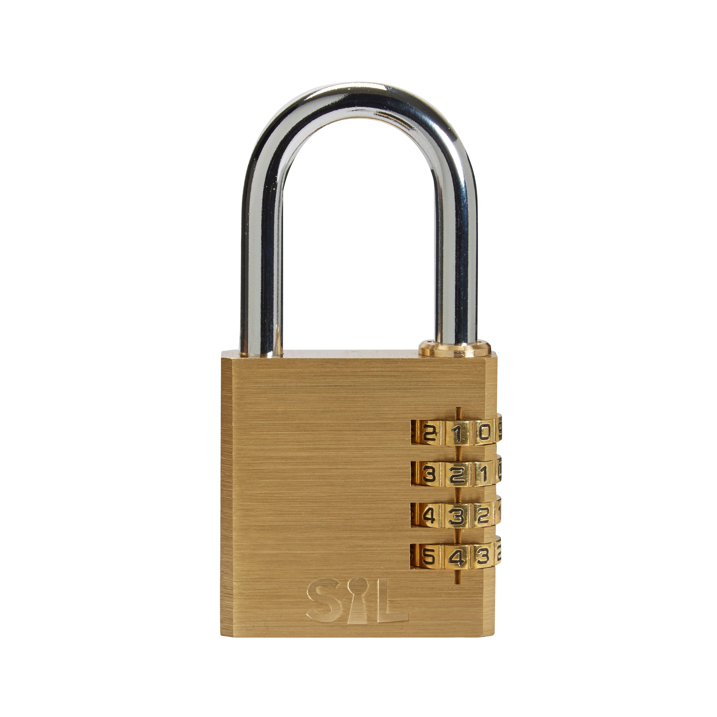 combination padlock b&q