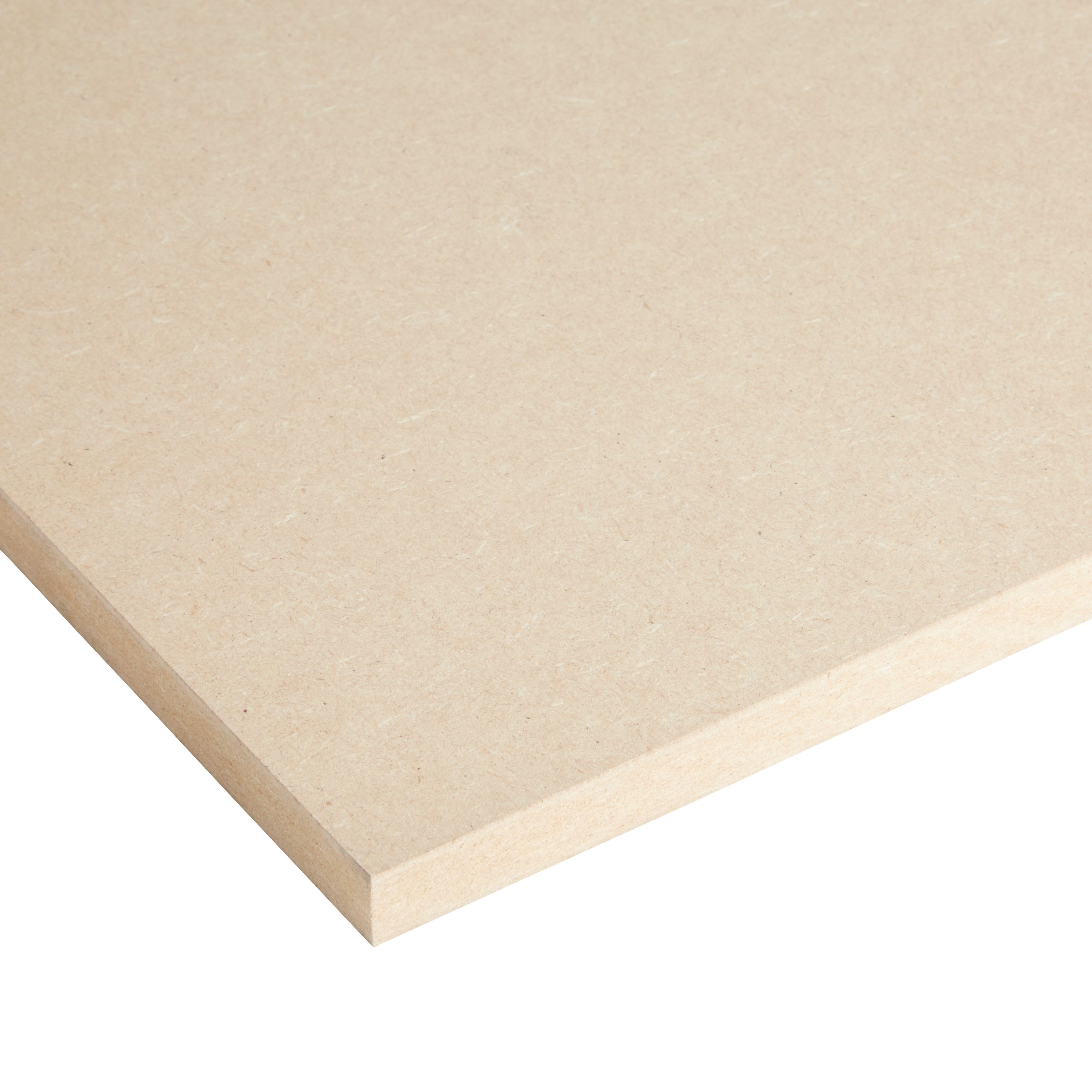 Smooth MDF Board (L)1.22m (W)0.61m (T)18mm | Departments | DIY At B&Q