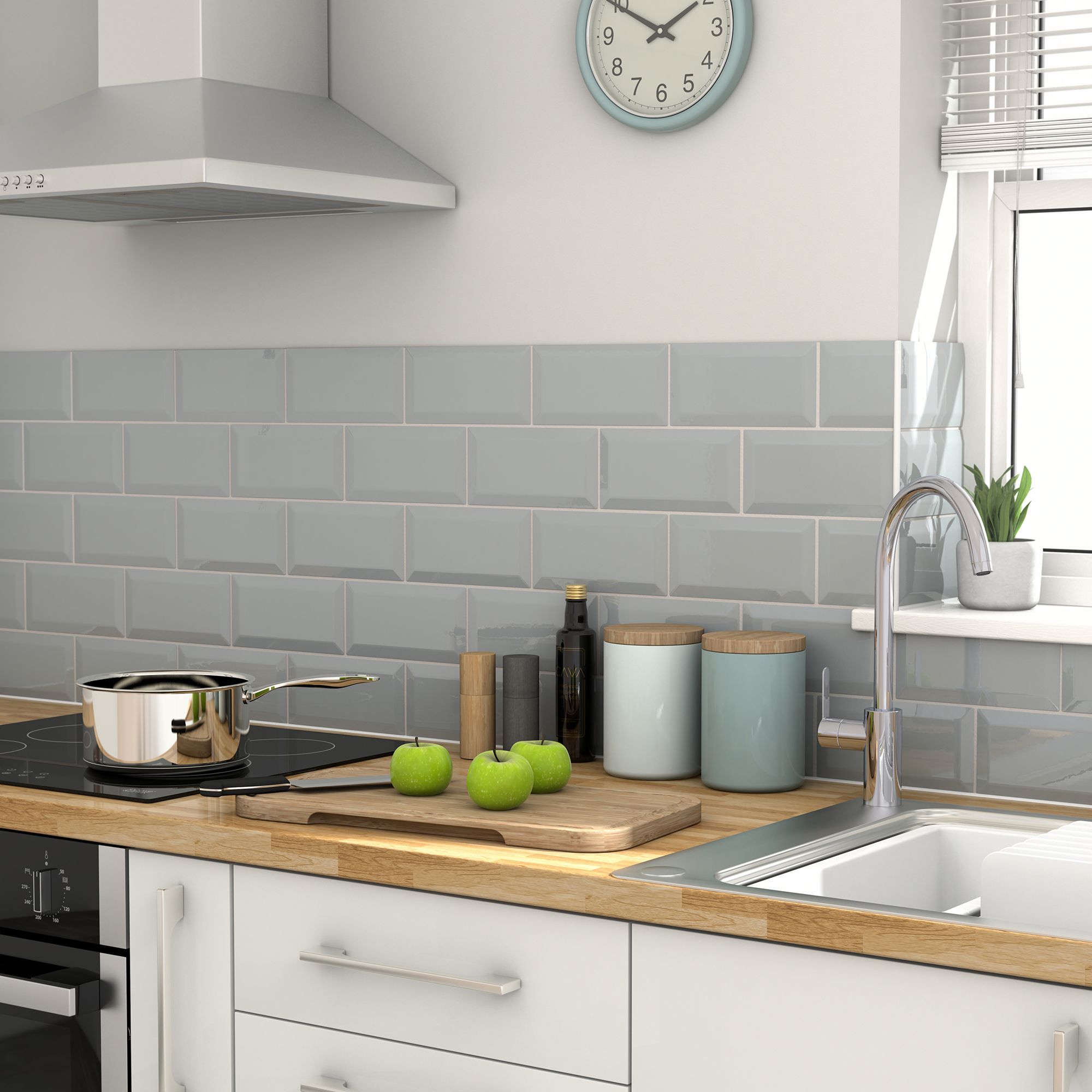 Grey Kitchen Wall Tiles B Q at Fannie Deyo blog