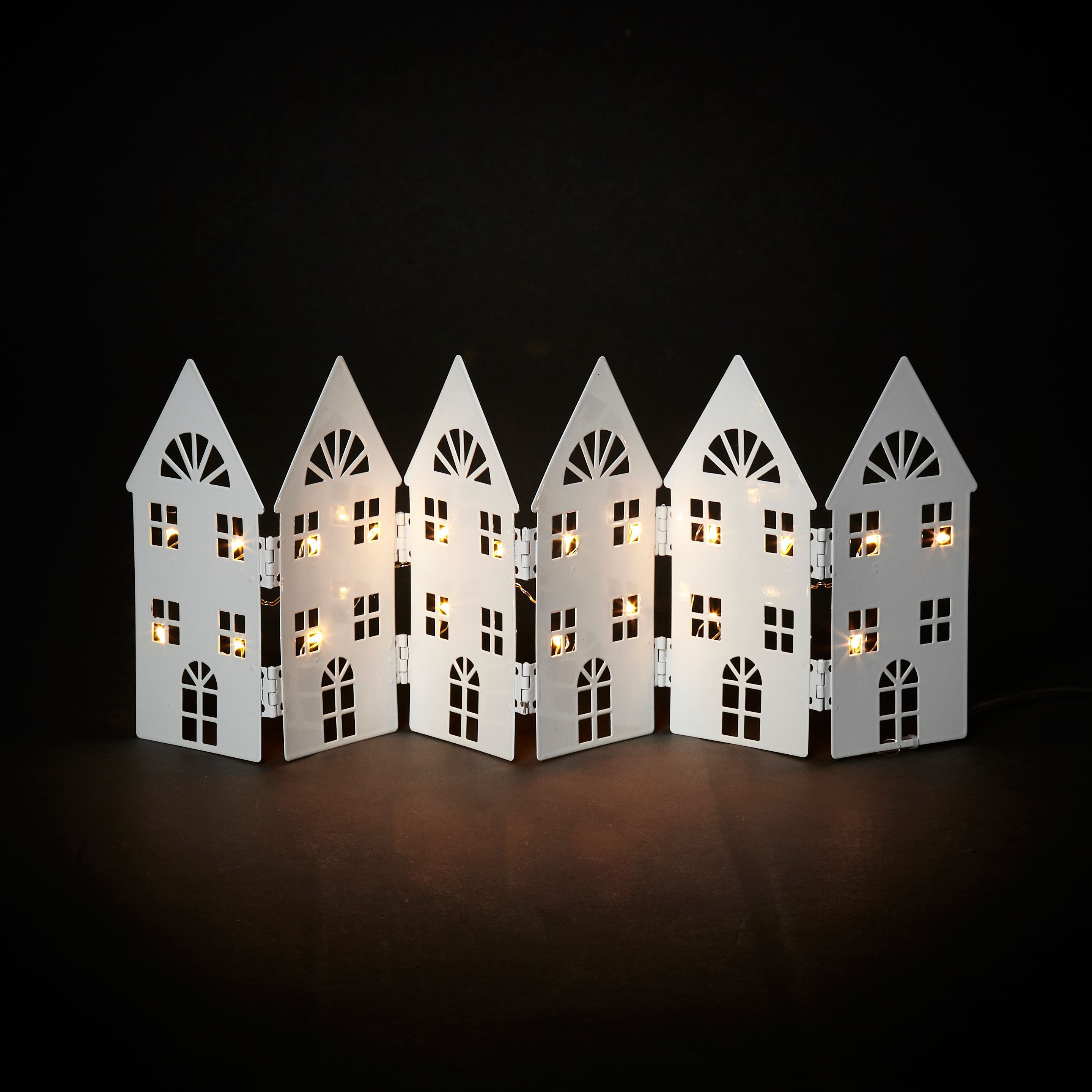 Battery Operated LED Freestanding House Cut Out Silhouette ...