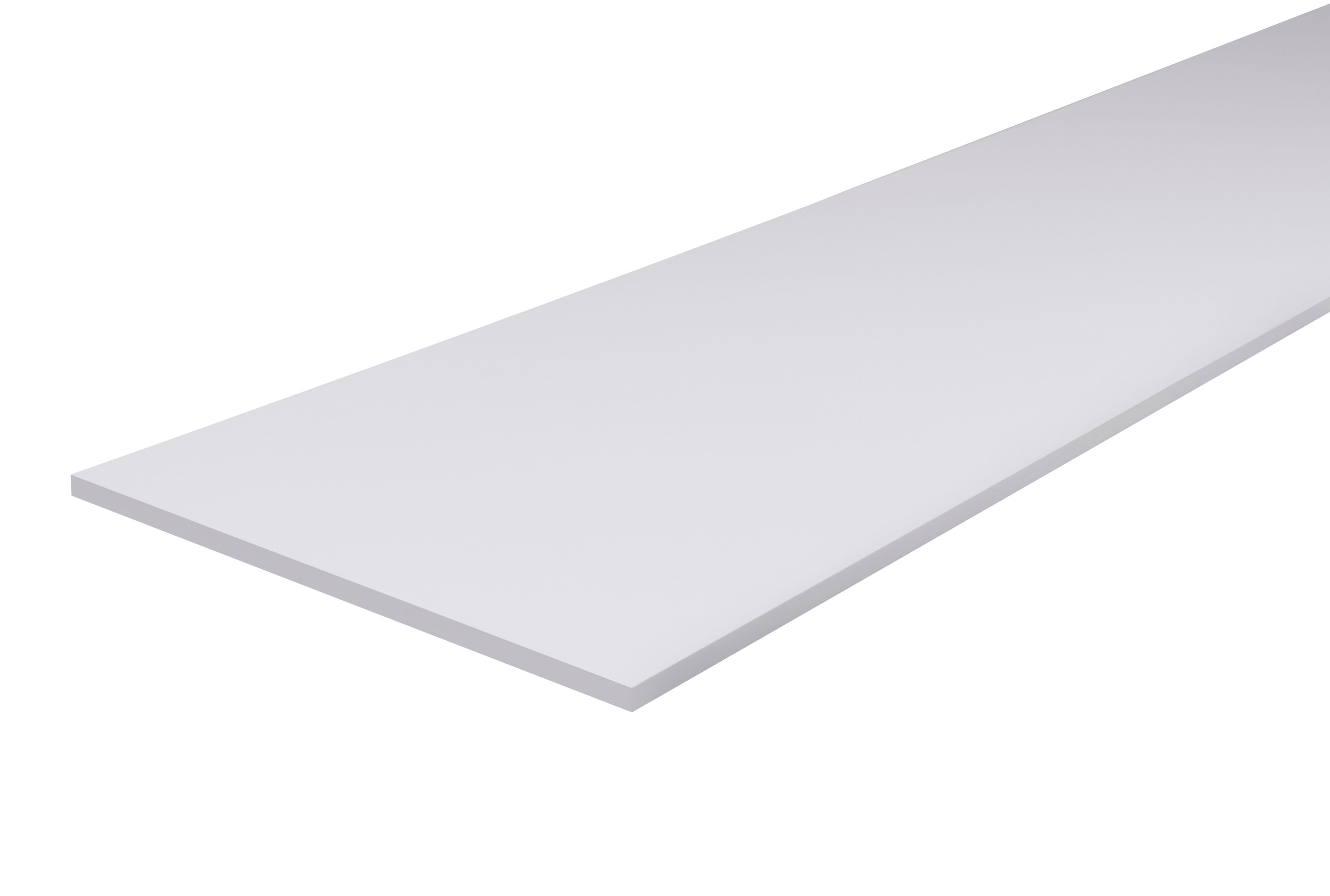 Chipboard White Furniture board (L)800mm (W)400mm (T)18mm Departments