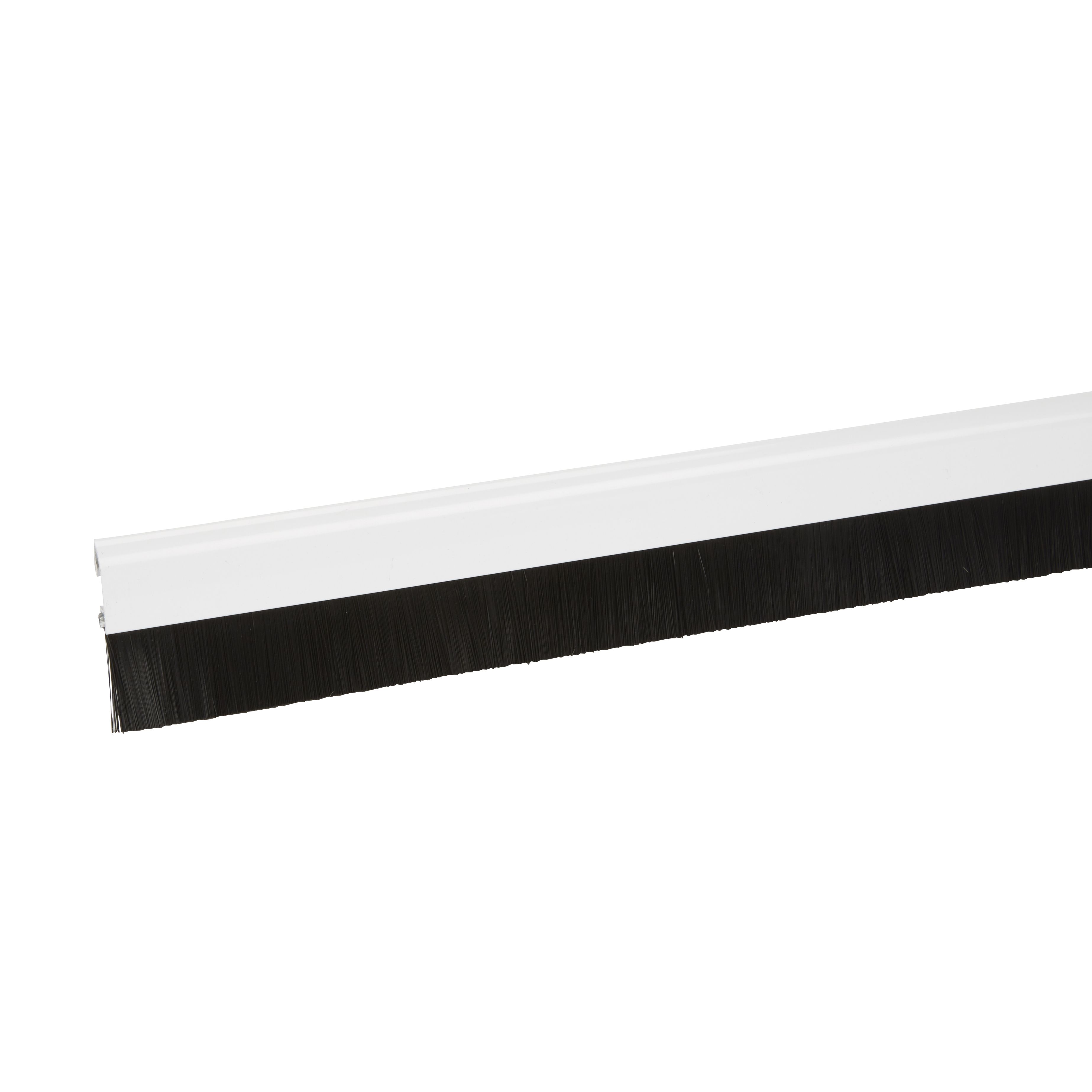 Simple Garage Door Draught Excluder White for Small Space