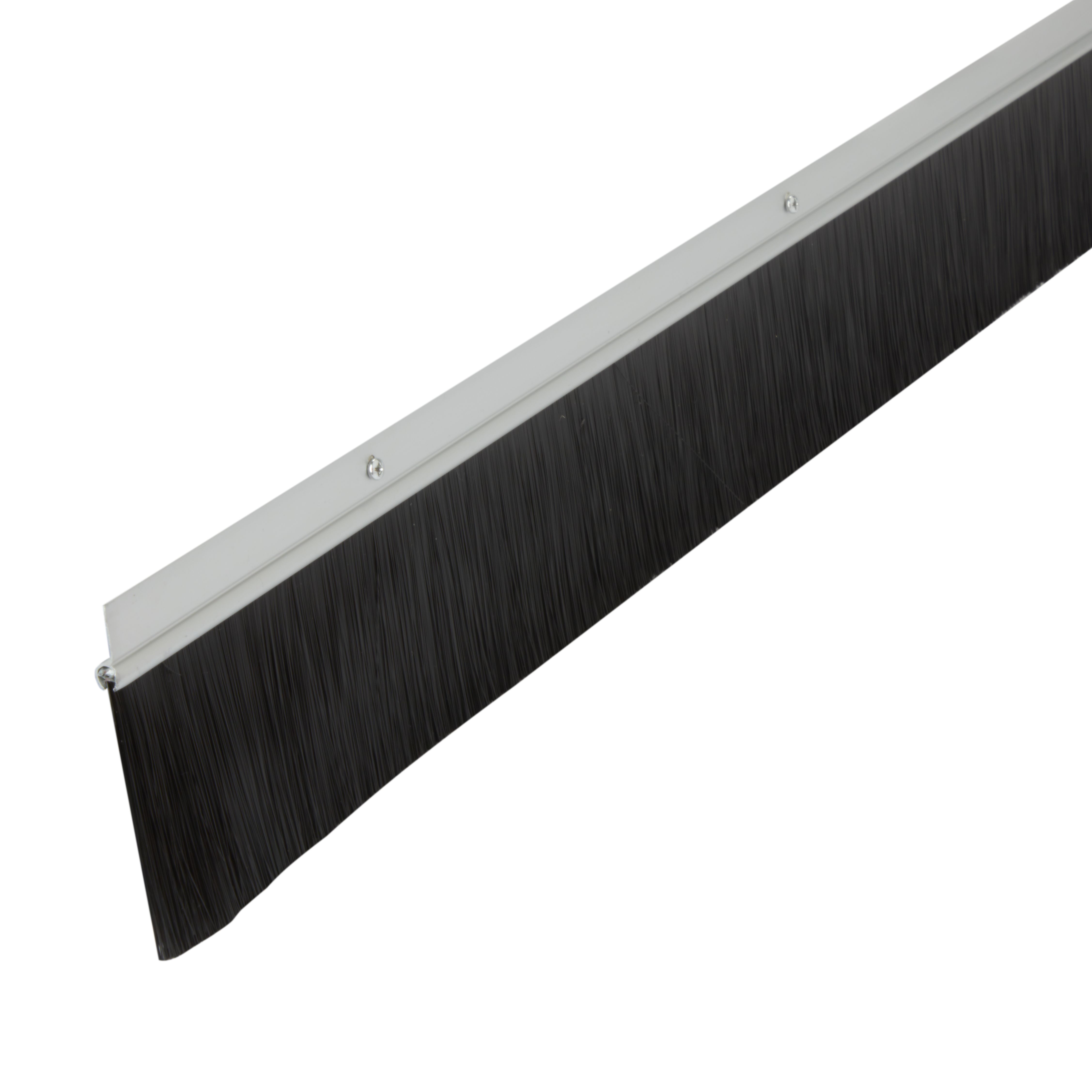 Diall Aluminium & brush Draught excluder, (L)2500mm | Departments ...