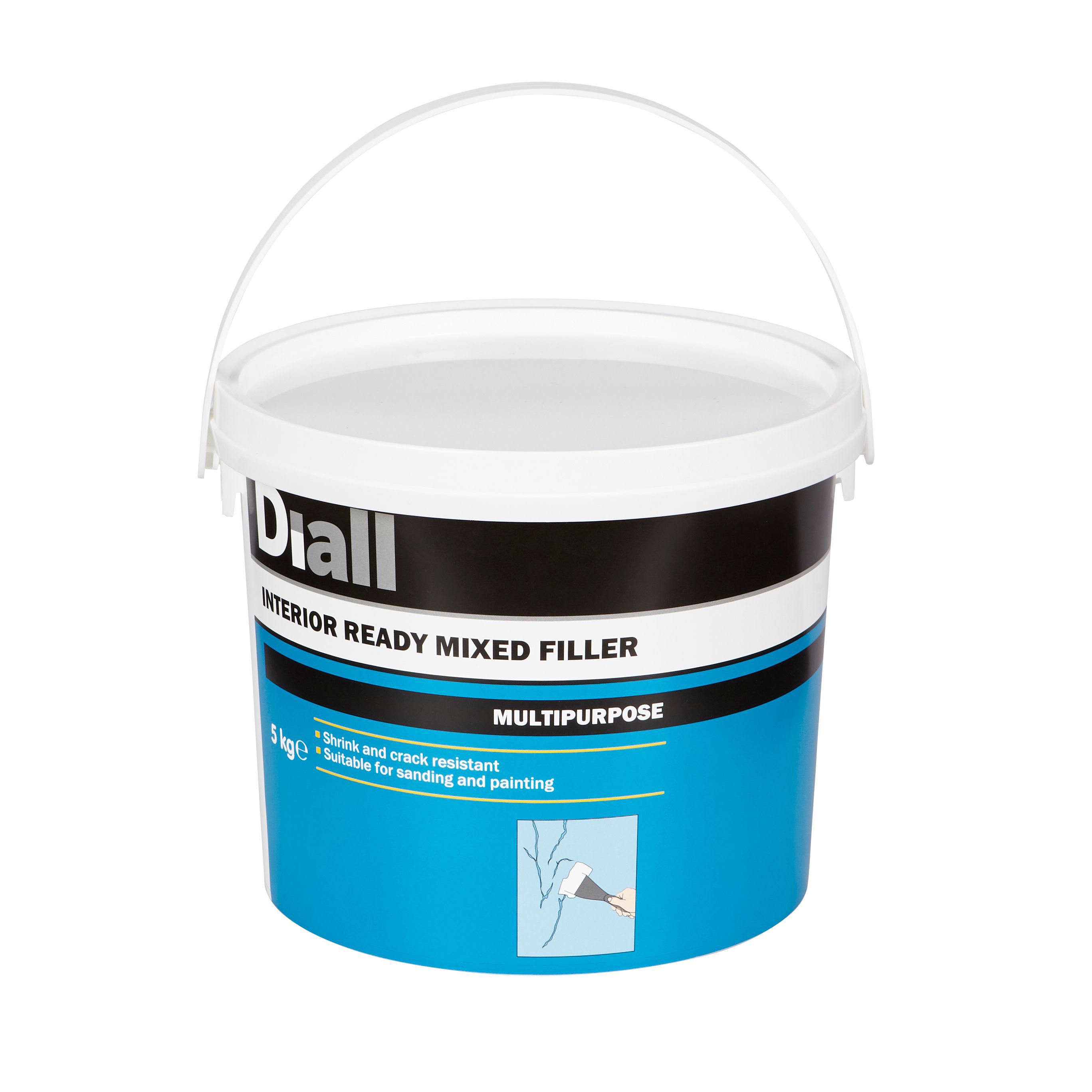 Diall Ready mixed filler 5 kg Departments DIY at B&Q