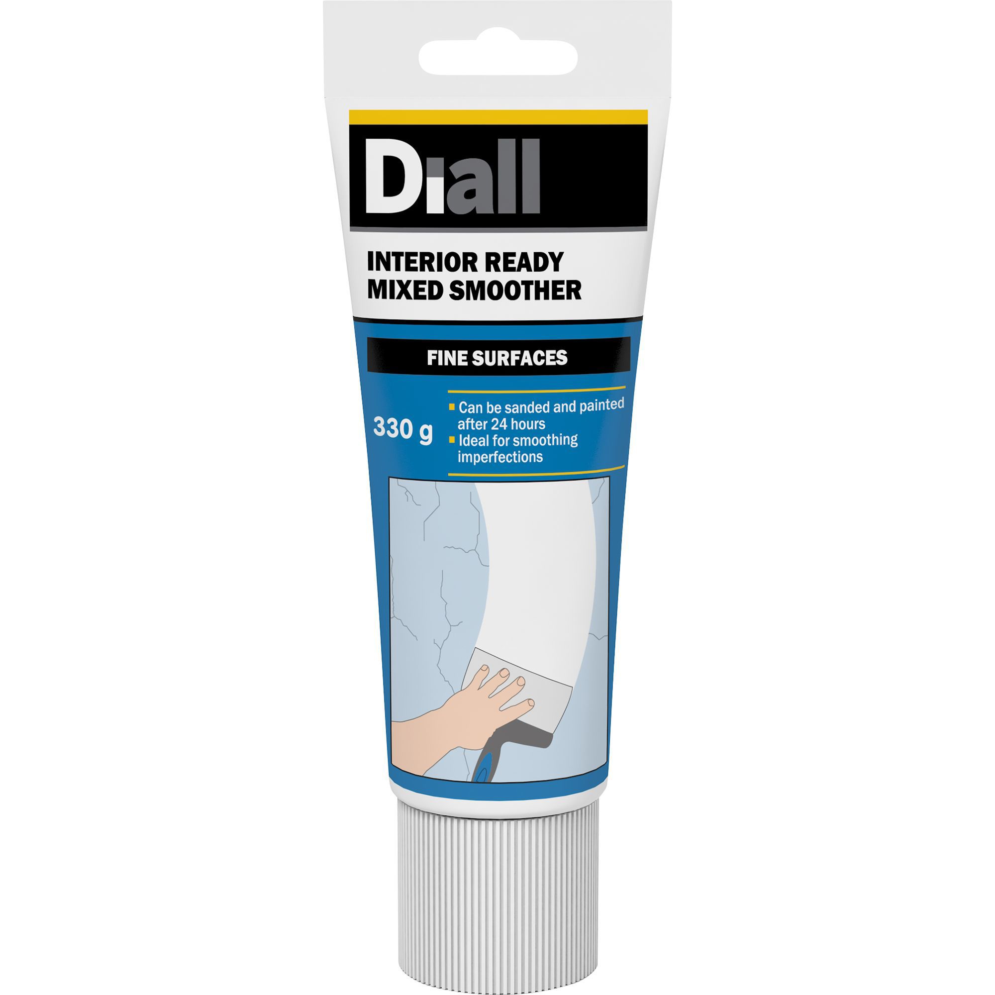 Diall Fine Finish Ready Mixed Smoothover Finishing Plaster 0.33kg ...