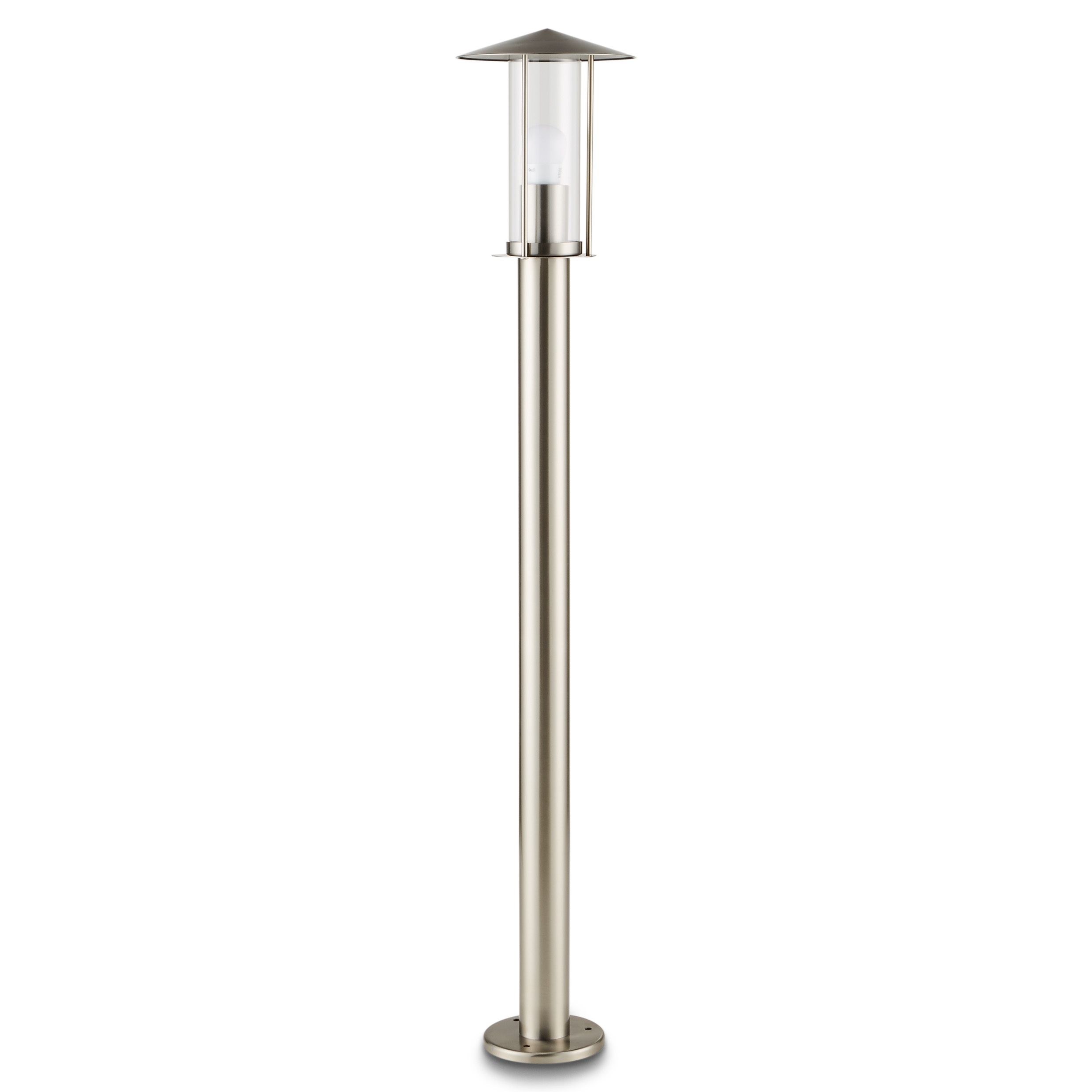 Blooma Chignik Brushed Silver Effect Mains Powered Halogen Lamp
