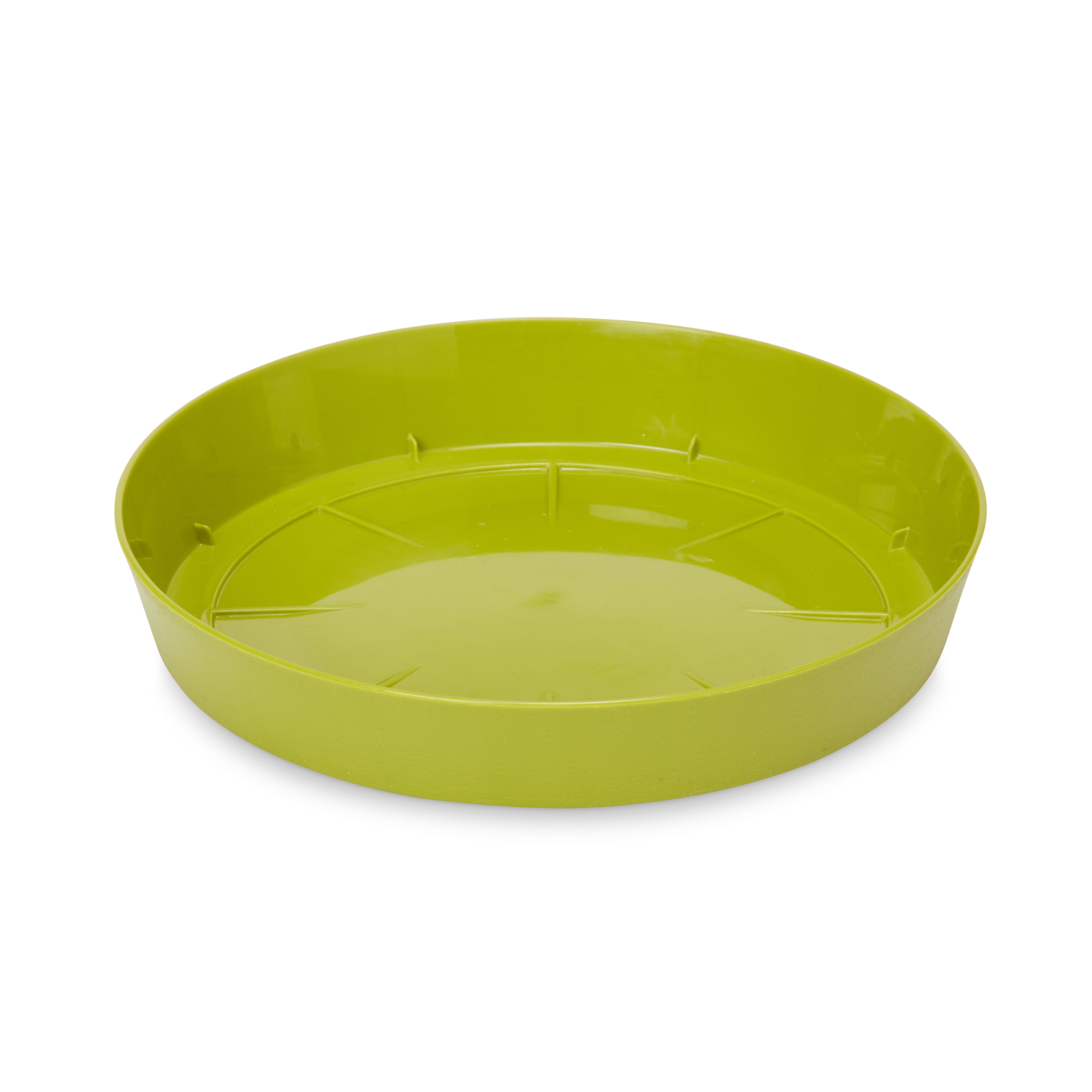 Blooma Green Plastic Saucer (Dia)155mm Departments DIY at B&Q