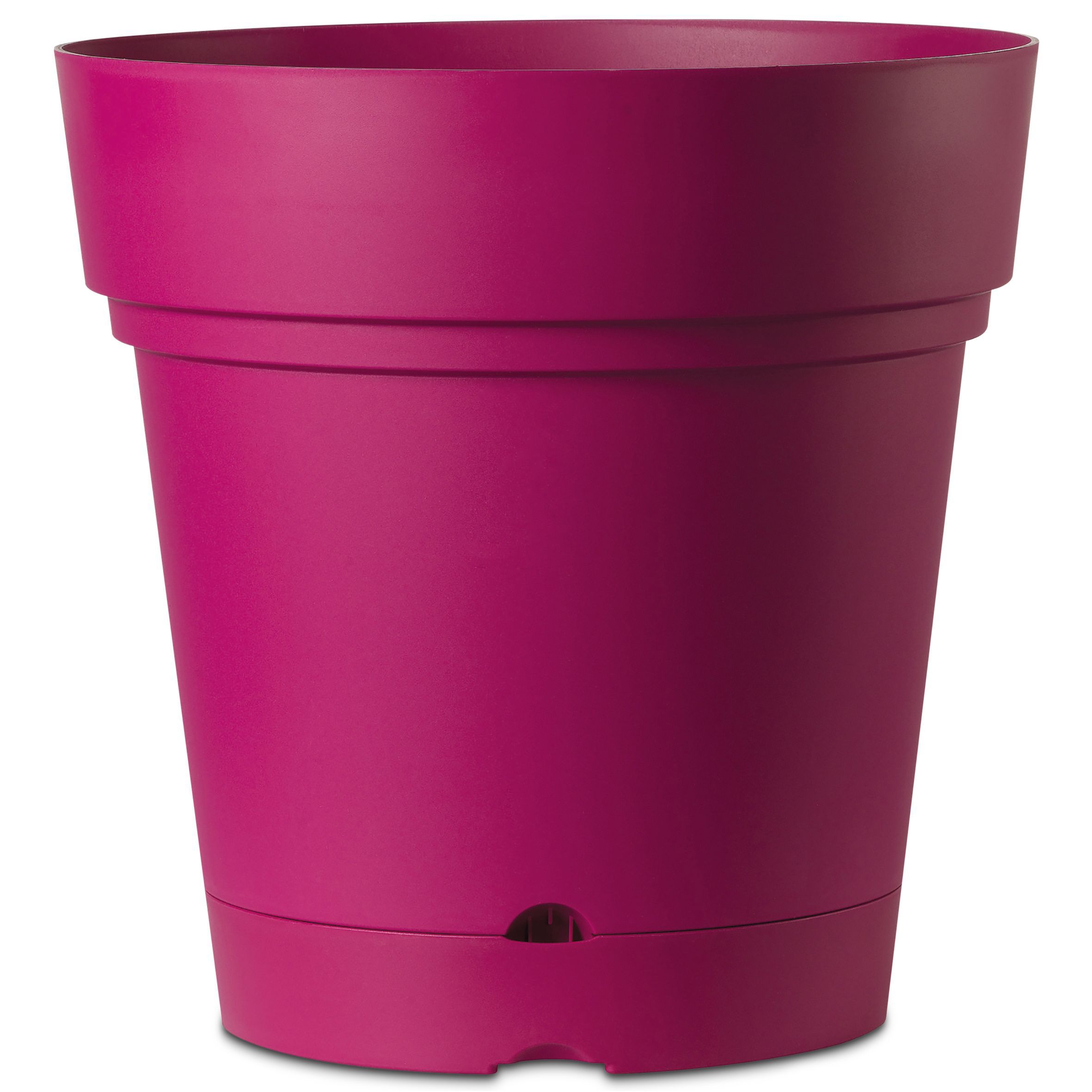 Nurgul Pink  Plastic Plant  pot  Dia 58cm Departments 