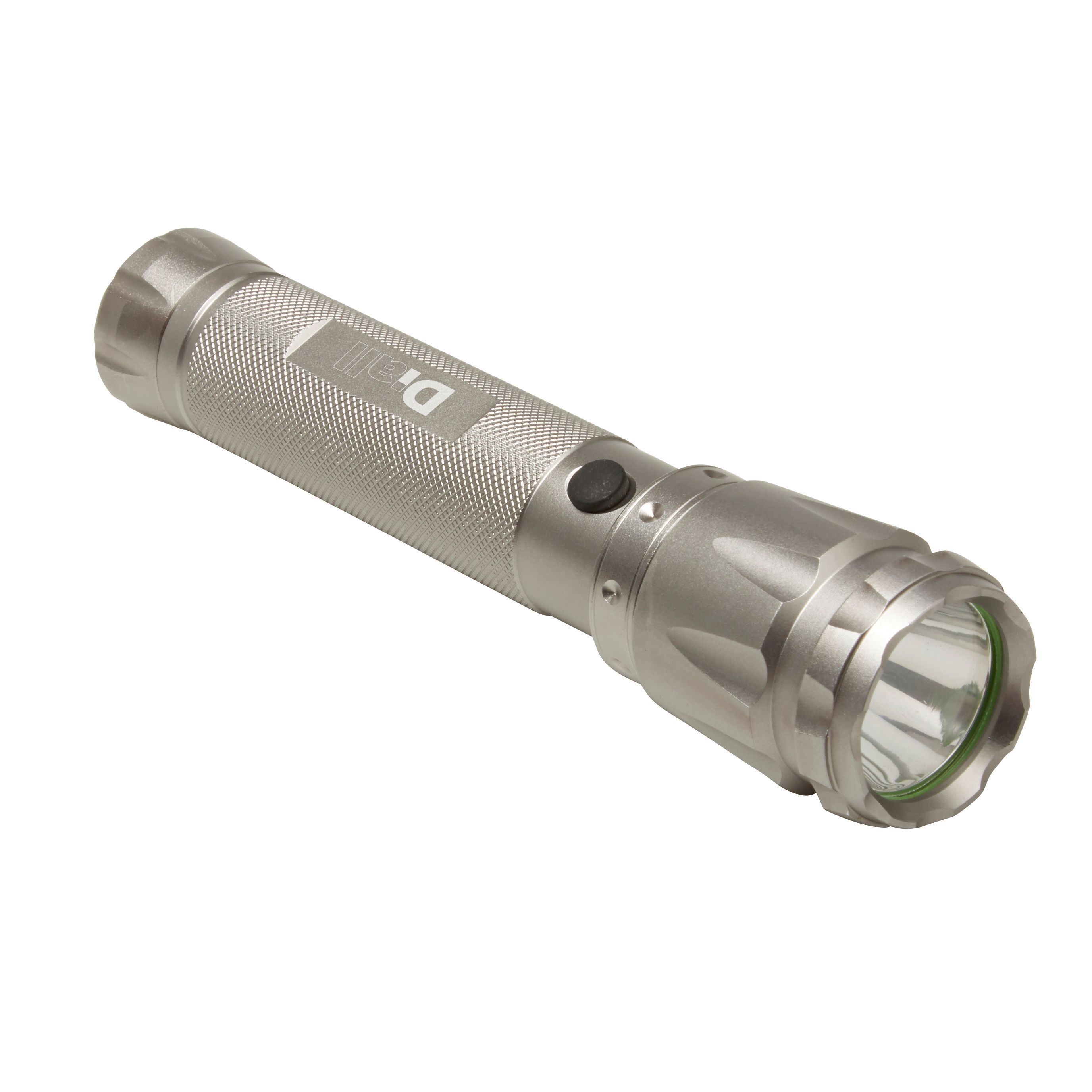 Diall 150lm Aluminium LED Silver Torch | Departments | DIY At B&Q