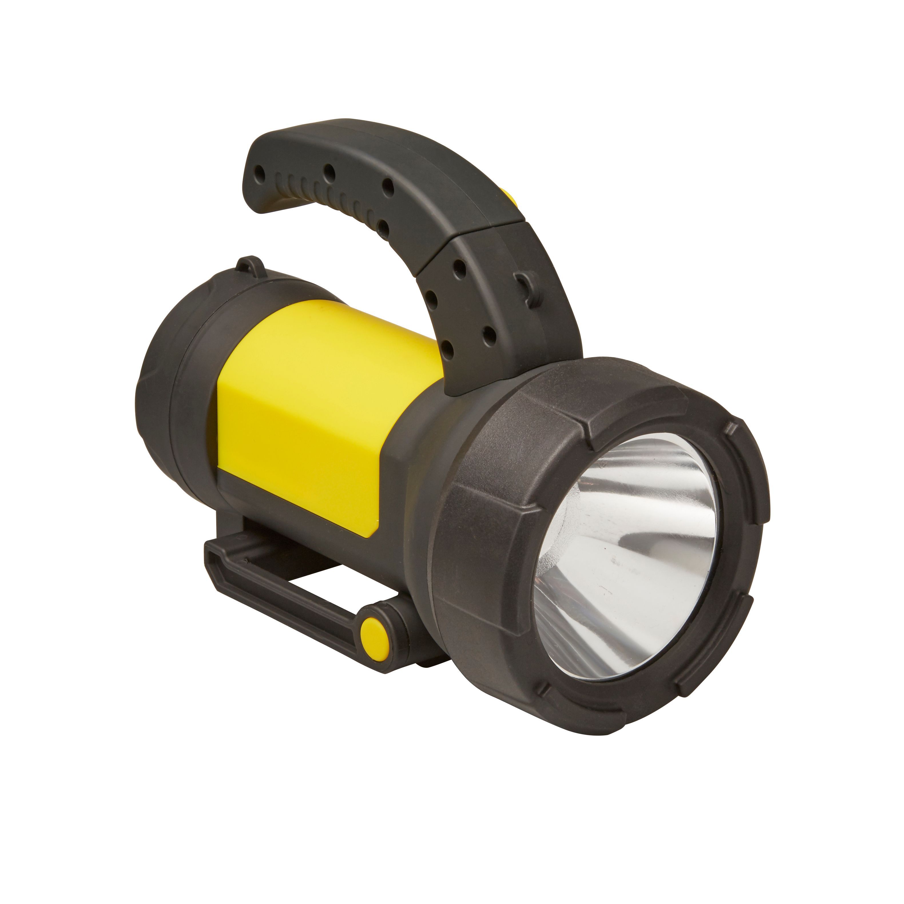 Diall Black & yellow Plastic 190lm LED Torch Departments DIY at B&Q