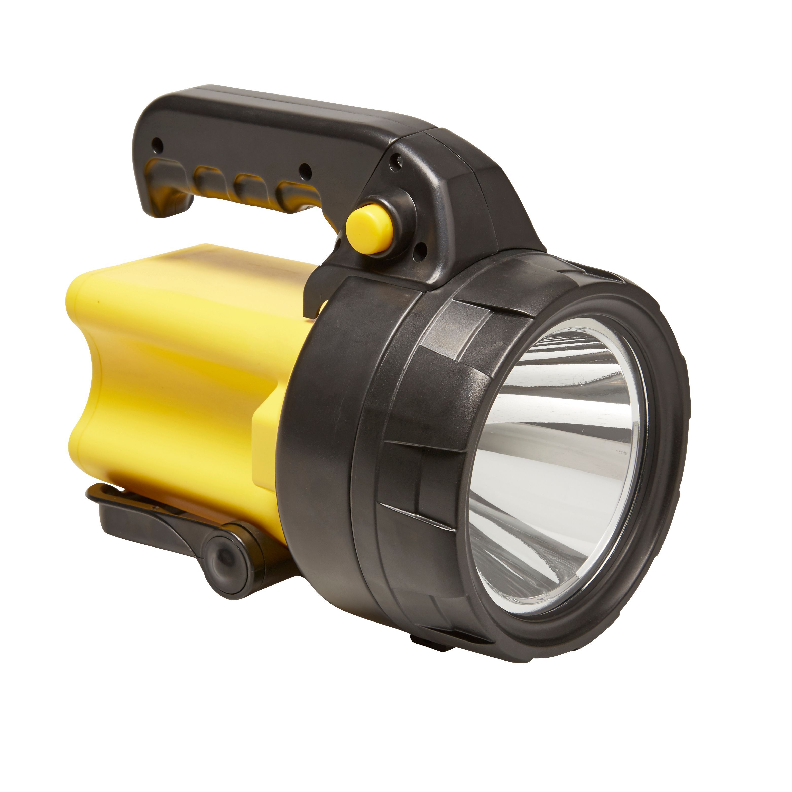 Diall ABS LED Black & Yellow Spotlight Departments DIY at B&Q
