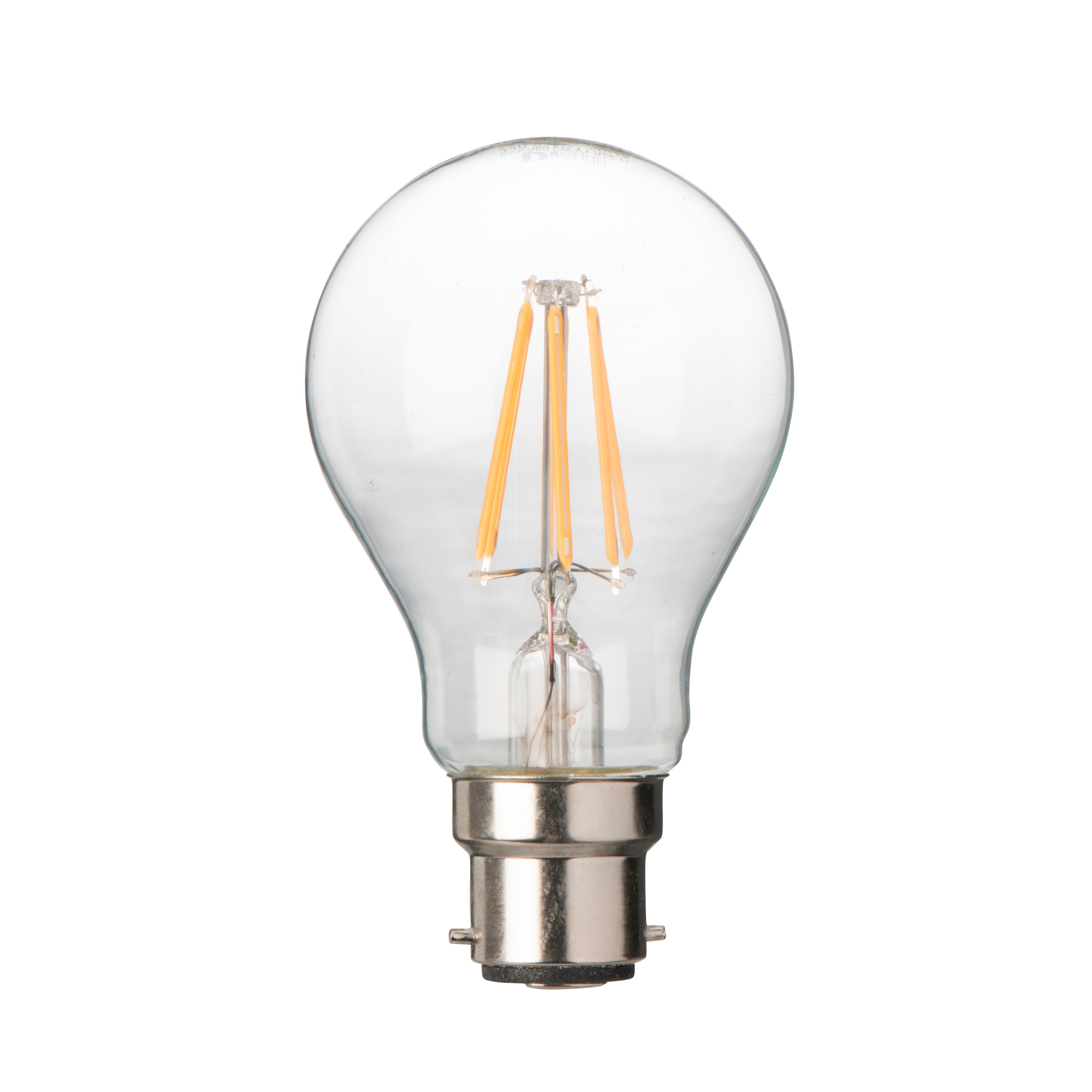 Diall B22 6W LED Filament Classic Light Bulb | Departments | DIY At B&Q