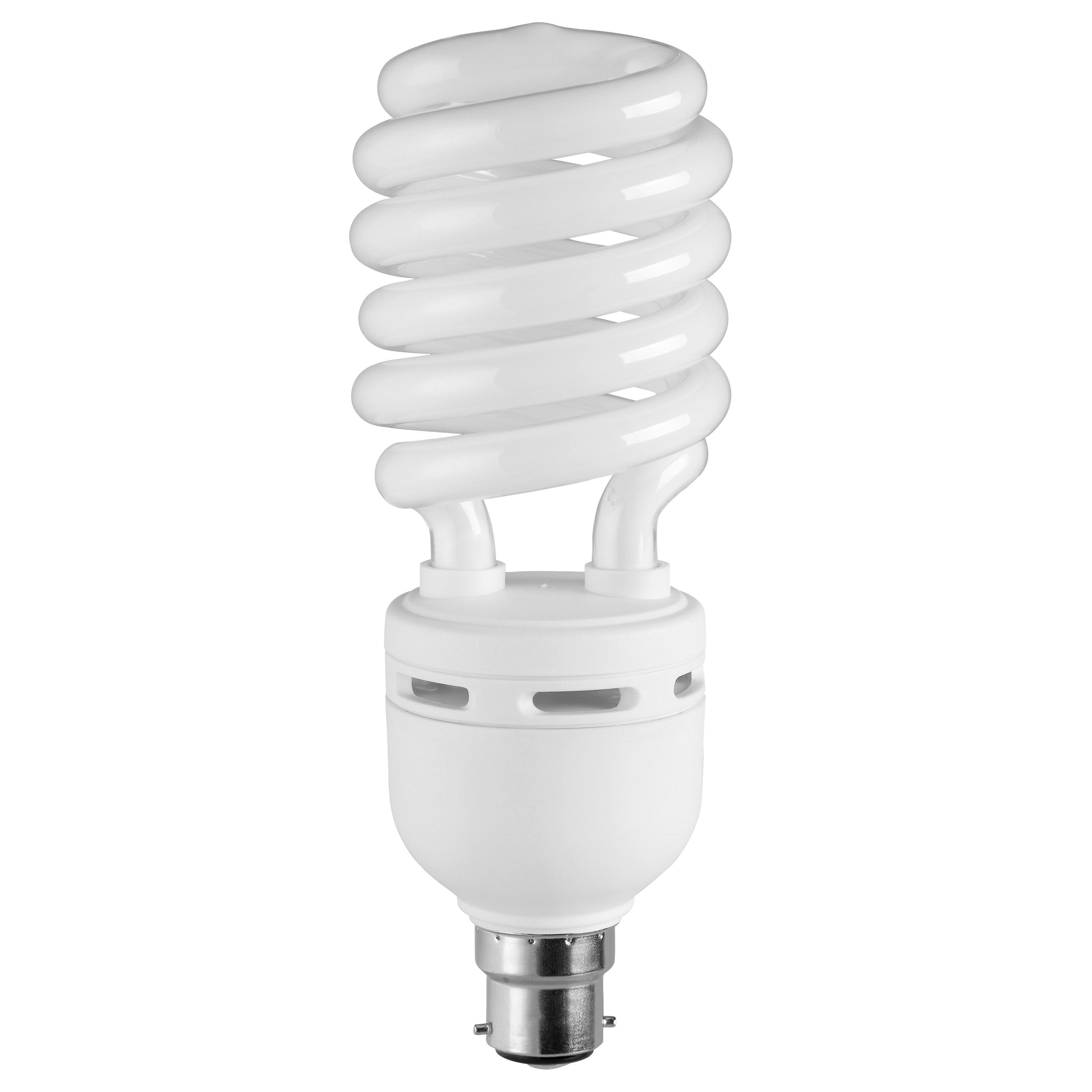 Diall B22 35W CFL Spiral Light bulb Departments DIY at B&Q