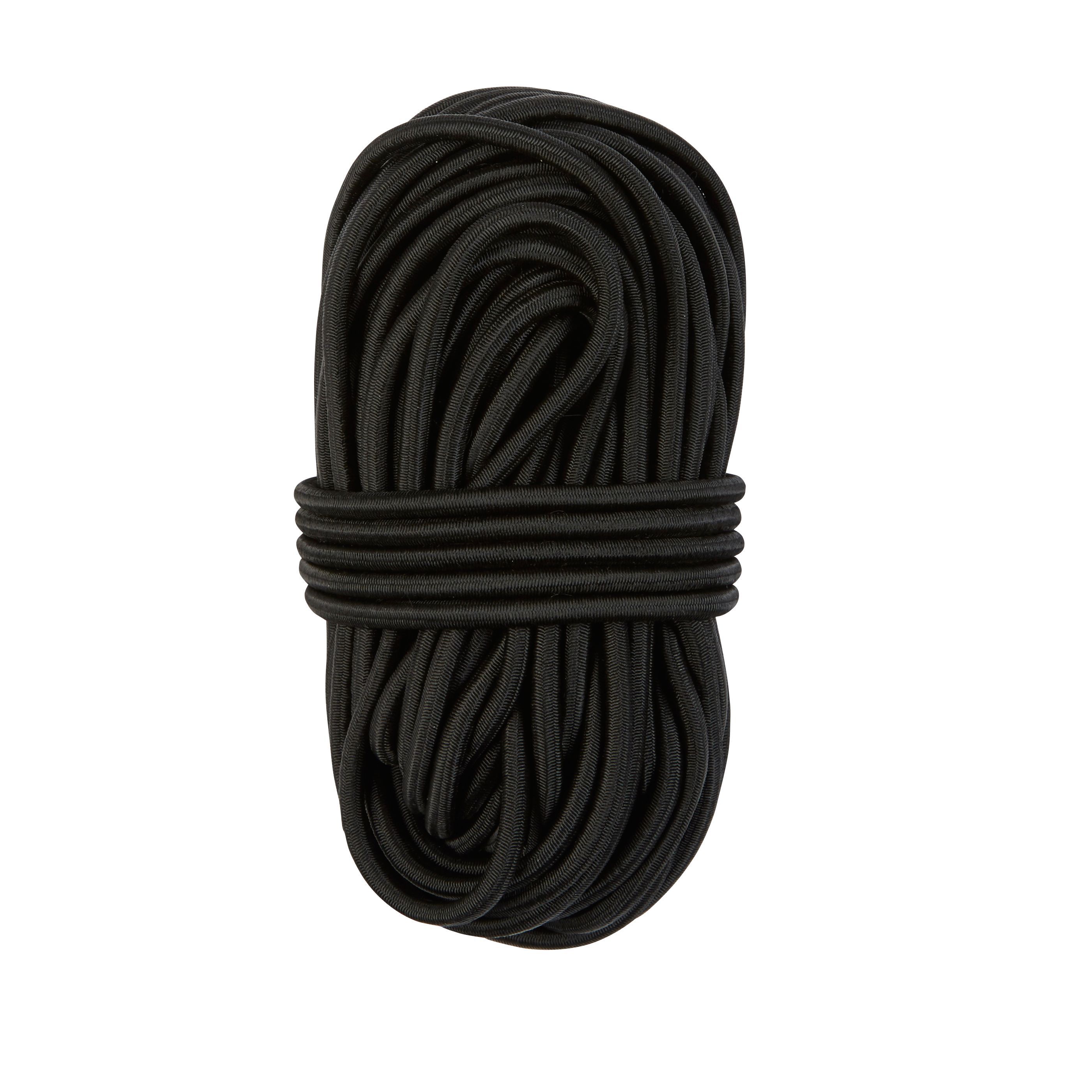 black rubber bungee cords