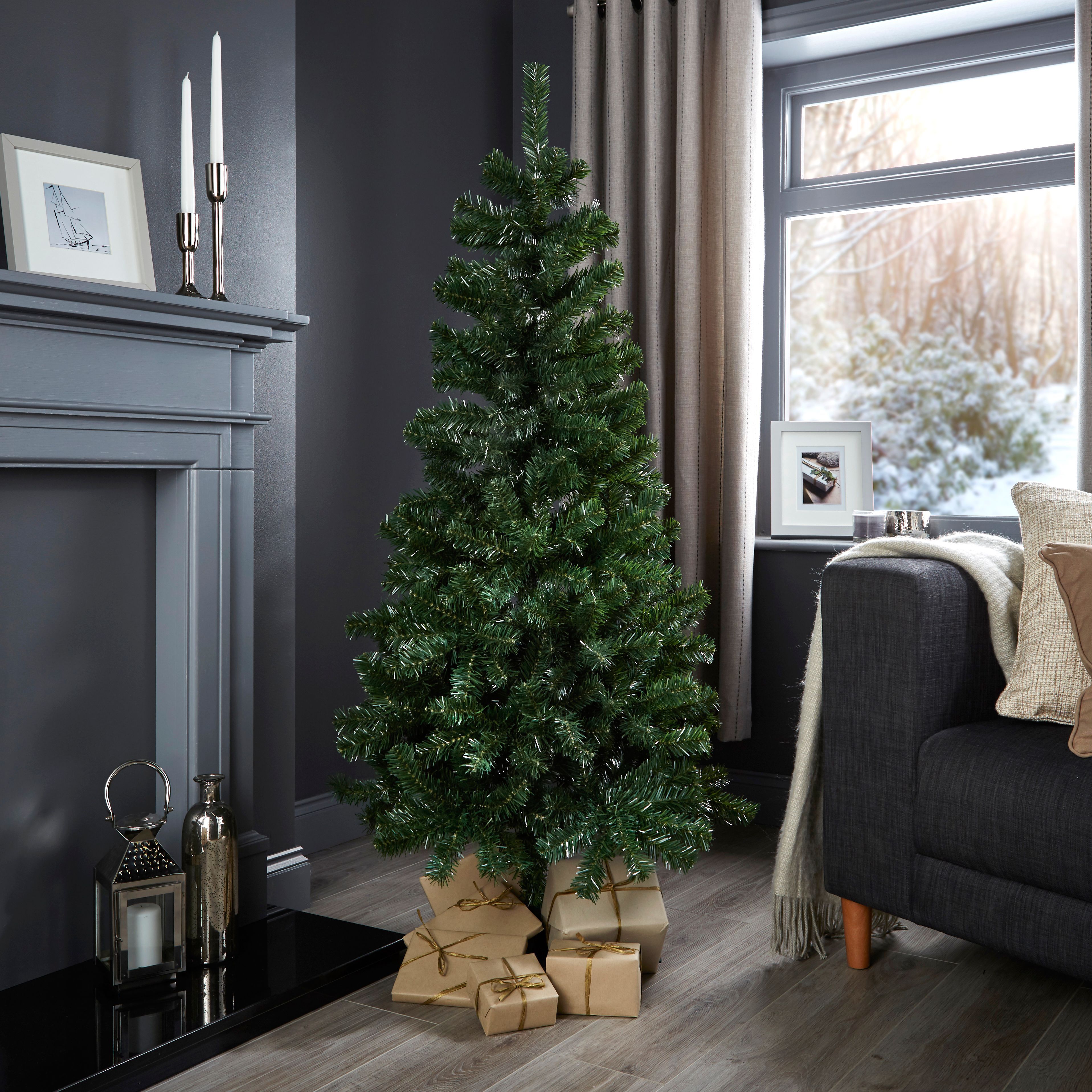 5ft Woodland Classic Christmas Tree  Departments  DIY at B&Q