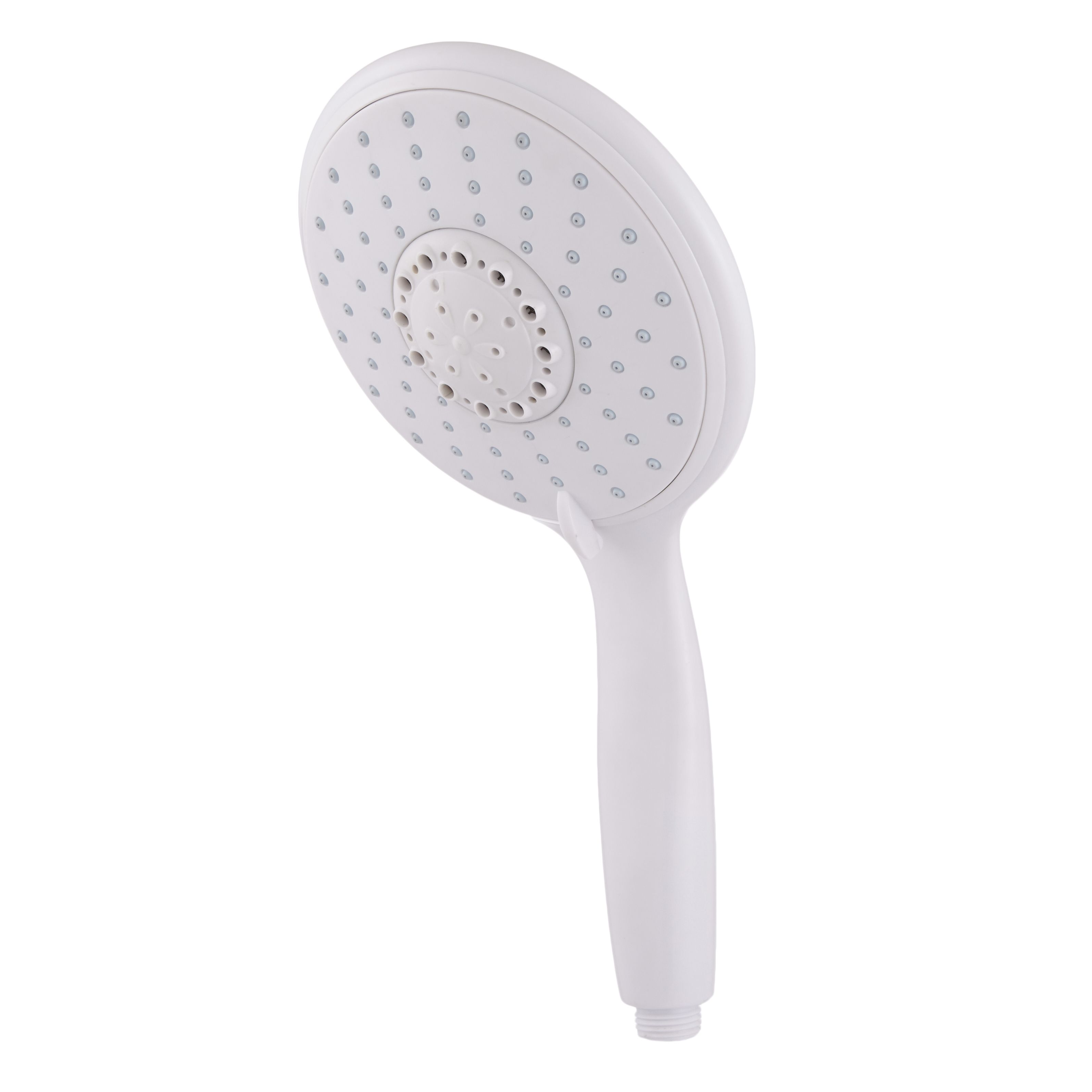 Cooke & Lewis 3-spray pattern White Shower head | Departments | DIY at B&Q