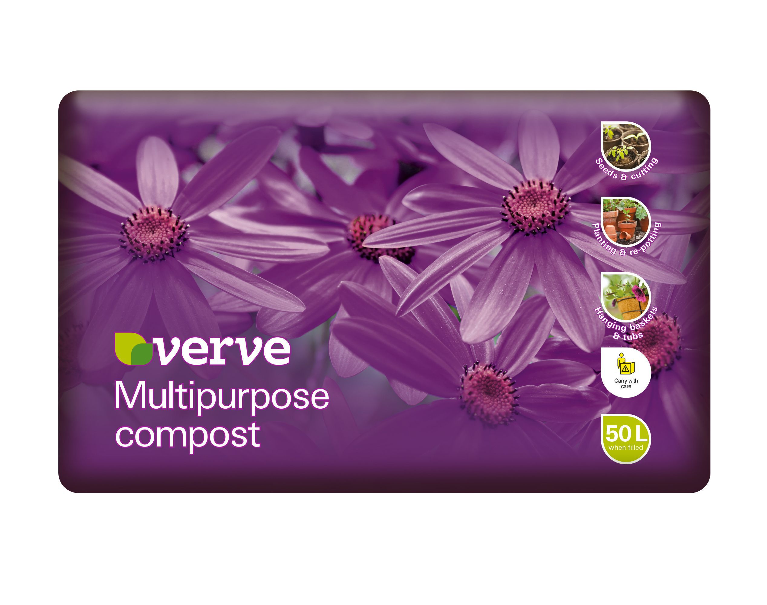 Verve Multipurpose Compost 50L Departments DIY at B&Q