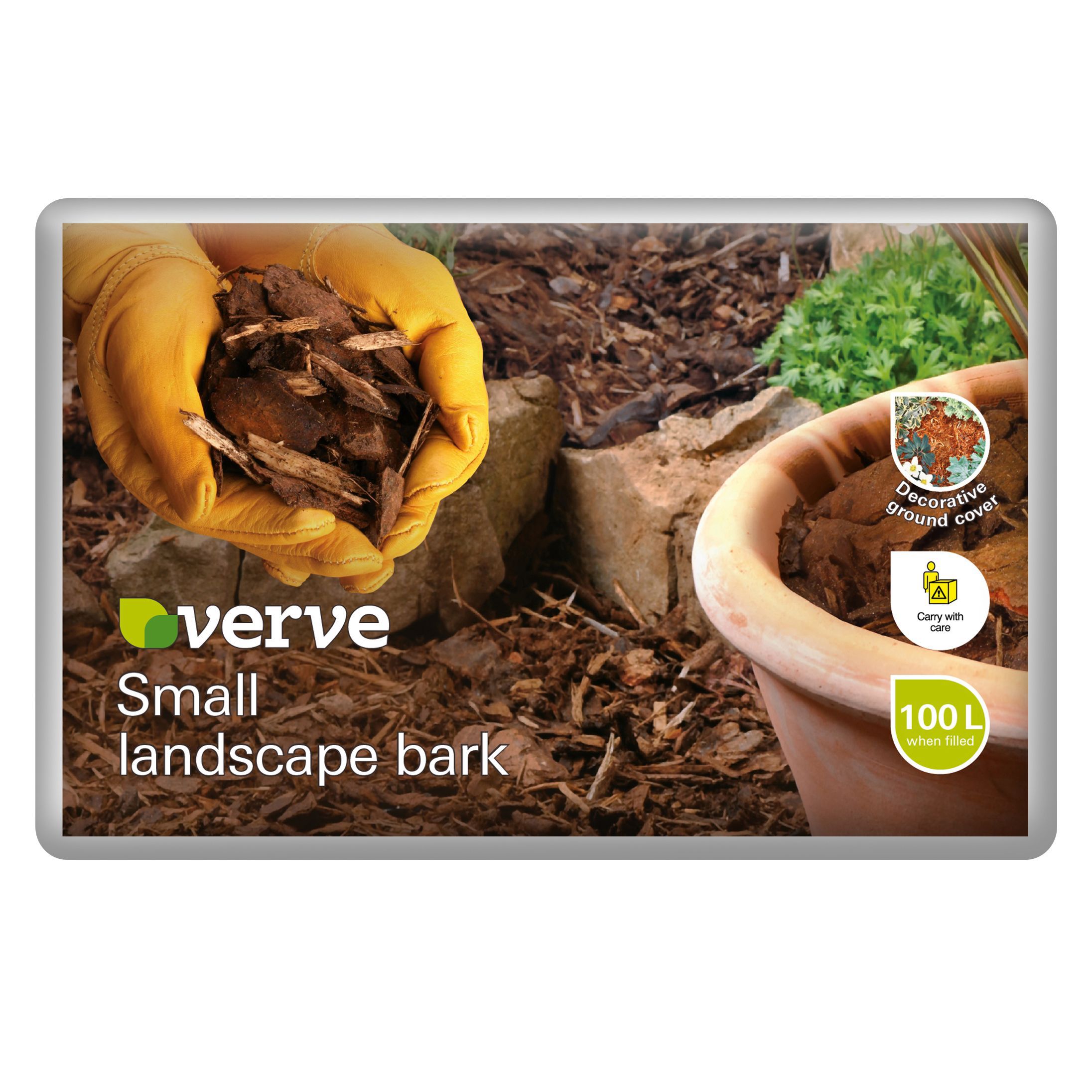 Verve Bark chippings Small 100L Departments DIY at B&Q
