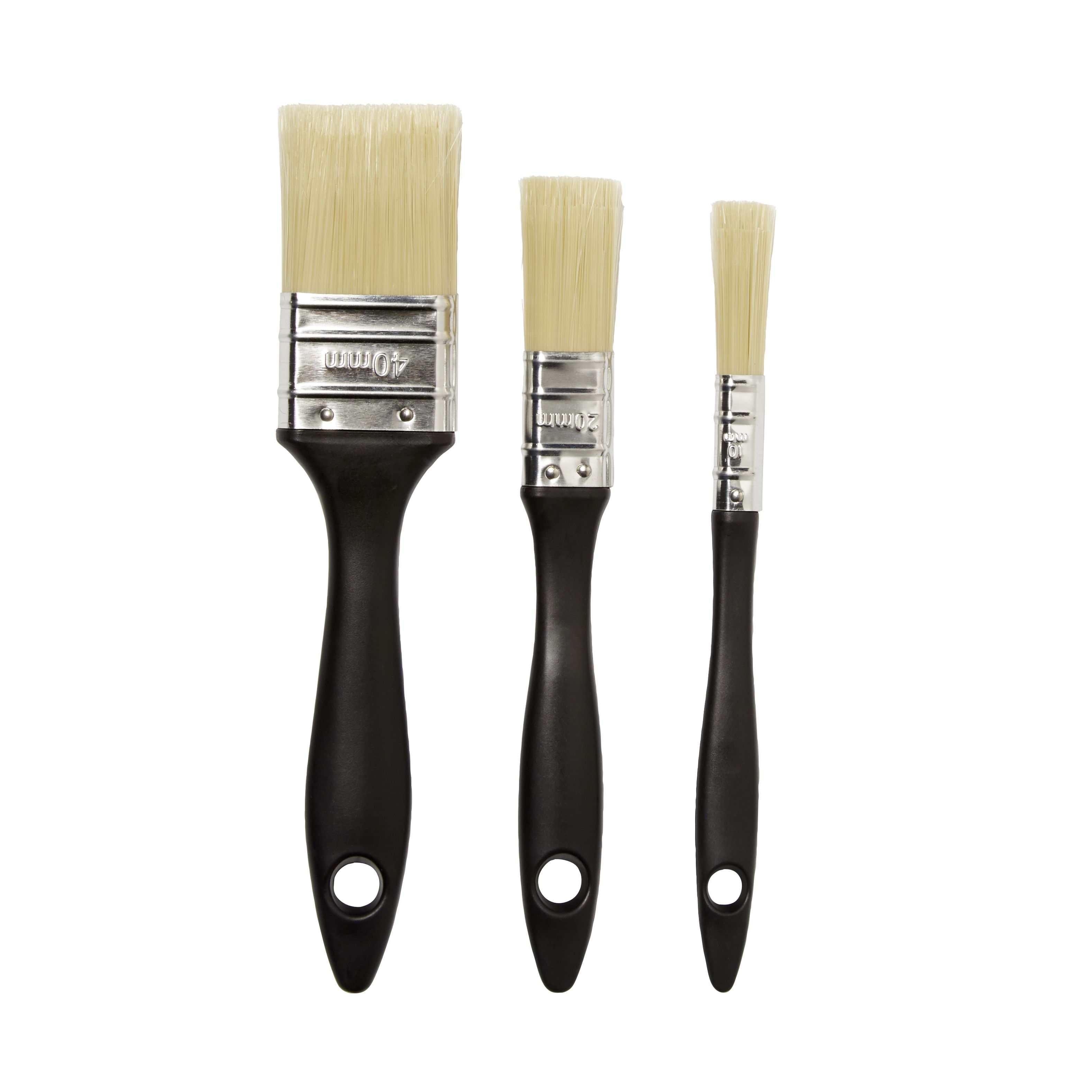 Paint brush set, Pack of 3 Departments DIY at B&Q