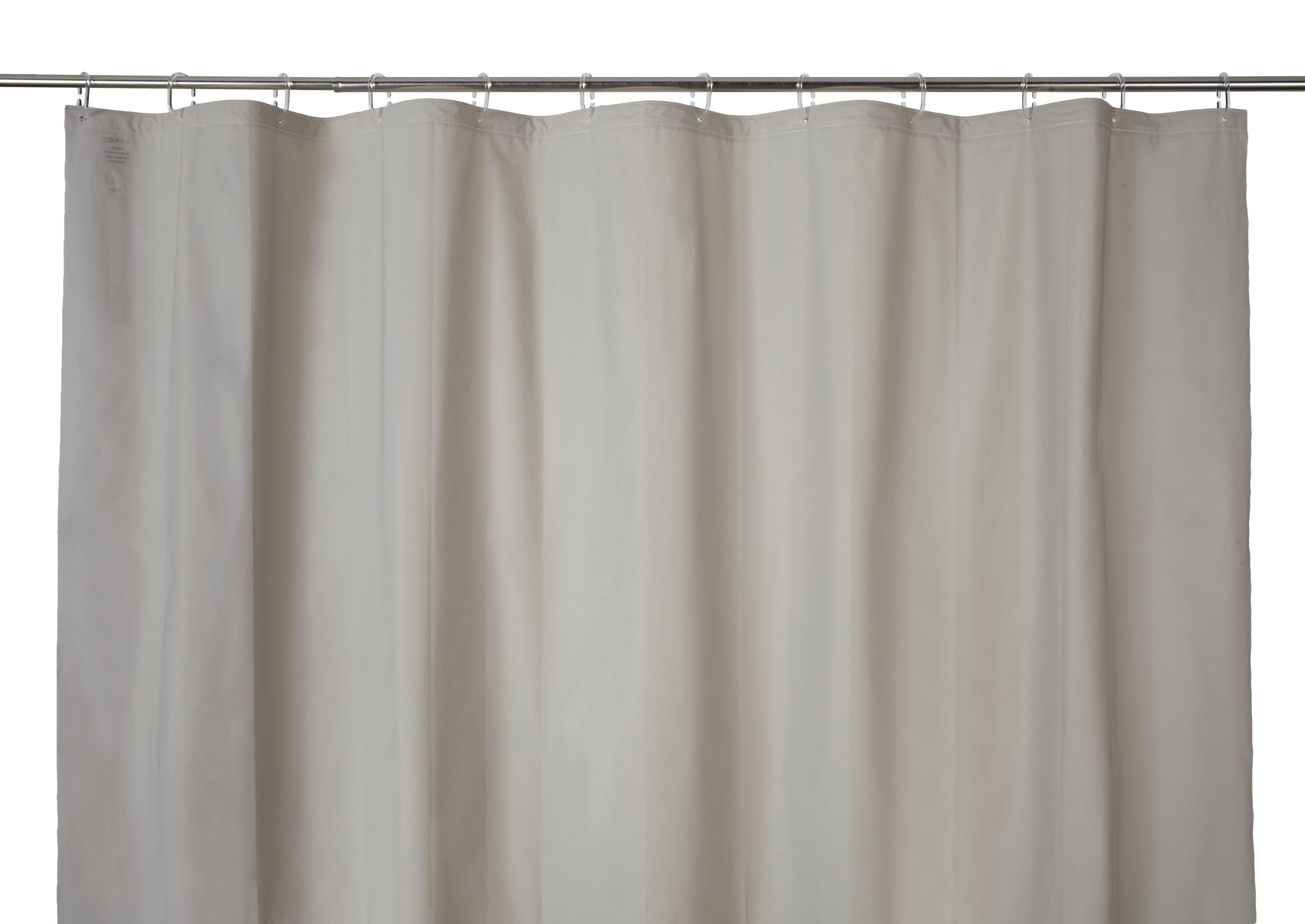 Cooke & Lewis Palmi Greige Shower Curtain (L)1800 mm | Departments ...