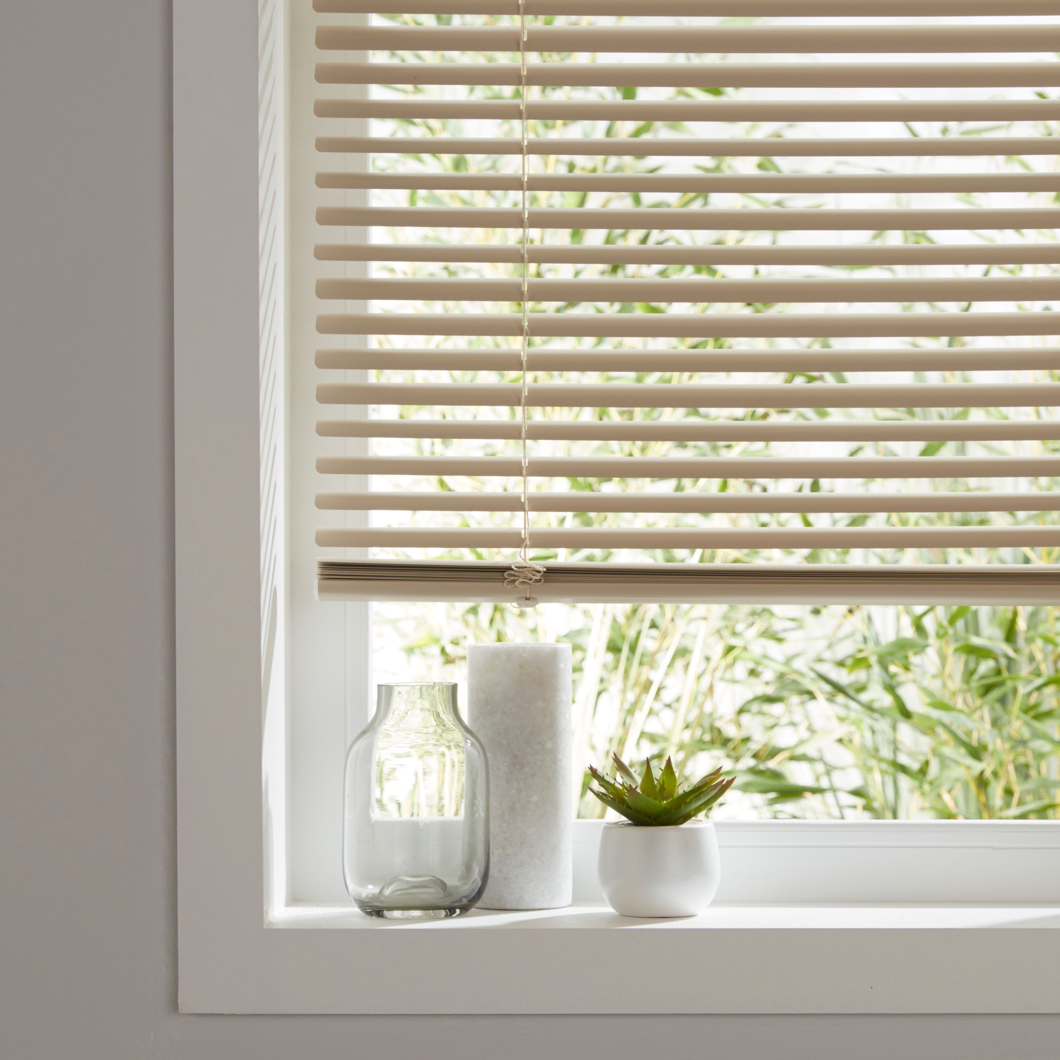 Cream PVC Blind (W)60cm (L)180cm Departments DIY at B&Q
