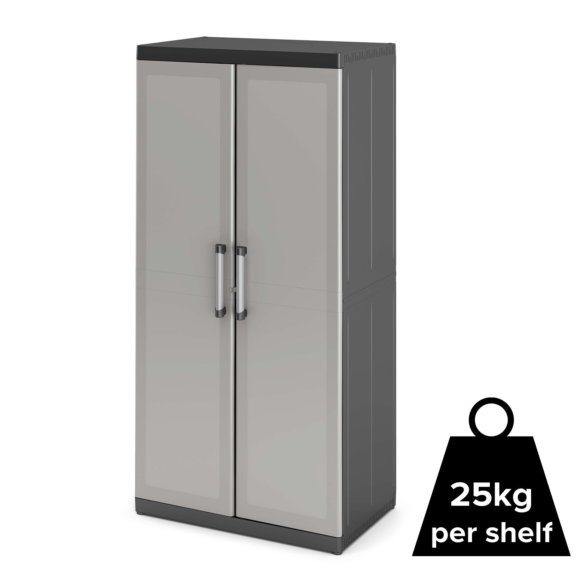 Form Links 4 Shelf Polypropylene Xl High Utility Storage Cabinet