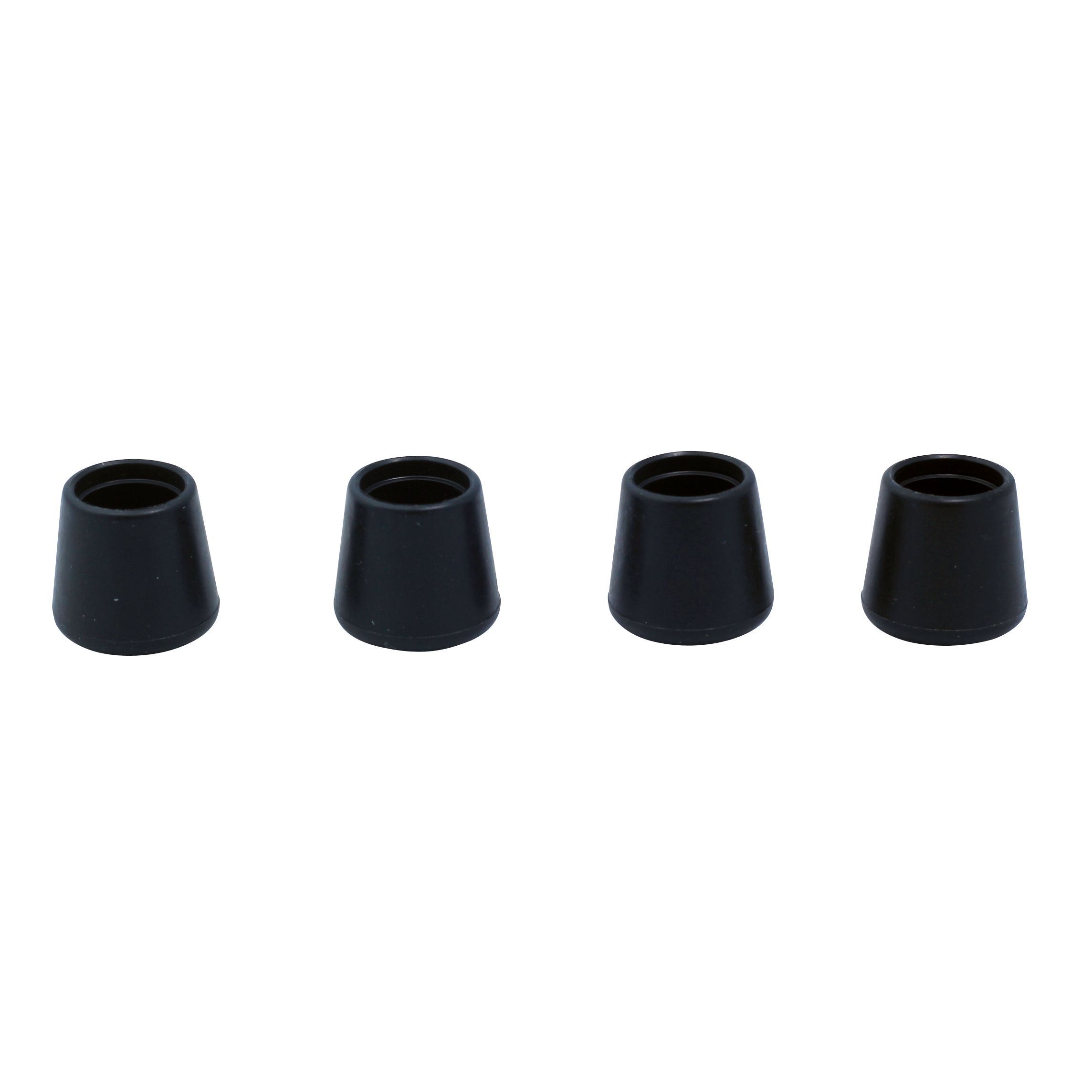 Diall Black Plastic Leg tip, (Dia)20mm Pack of 4 | Departments | DIY at B&Q