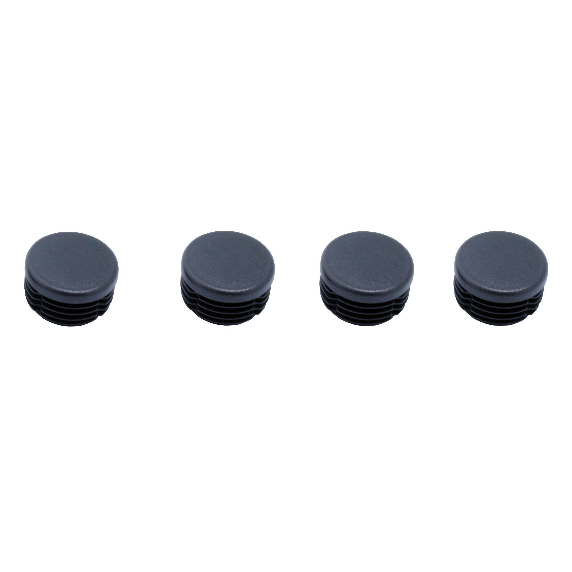 Black Plastic Insert Cap Dia29mm Pack Of 4 Departments Diy At Bandq