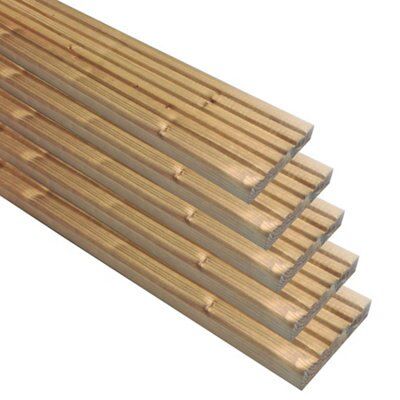 Blooma Madeira Value Softwood Deck Board (L)1.8M (W)95mm (T)25mm, Pack Of 5