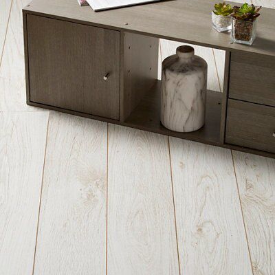 Colours Gympie White Oak Effect Laminate Flooring 2m Departments Diy At B Q