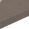 38mm Aura Gloss Black Granite effect Laminate Square edge Kitchen Worktop, (L)3000mm