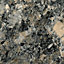 38mm Carnival granite Grey Marble effect Laminate Round edge Kitchen Worktop, (L)3000mm