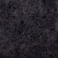 38mm Lunar night Black Granite effect Laminate Round edge Kitchen Worktop, (L)2000mm