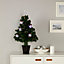 3ft Present Pre-lit Fibre optic christmas tree
