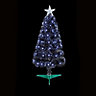 3ft Slim White LED Pre-lit Fibre optic christmas tree
