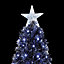 3ft Slim White LED Pre-lit Fibre optic christmas tree