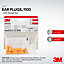 3M 1100 Uncorded ear plugs, Pack of 30