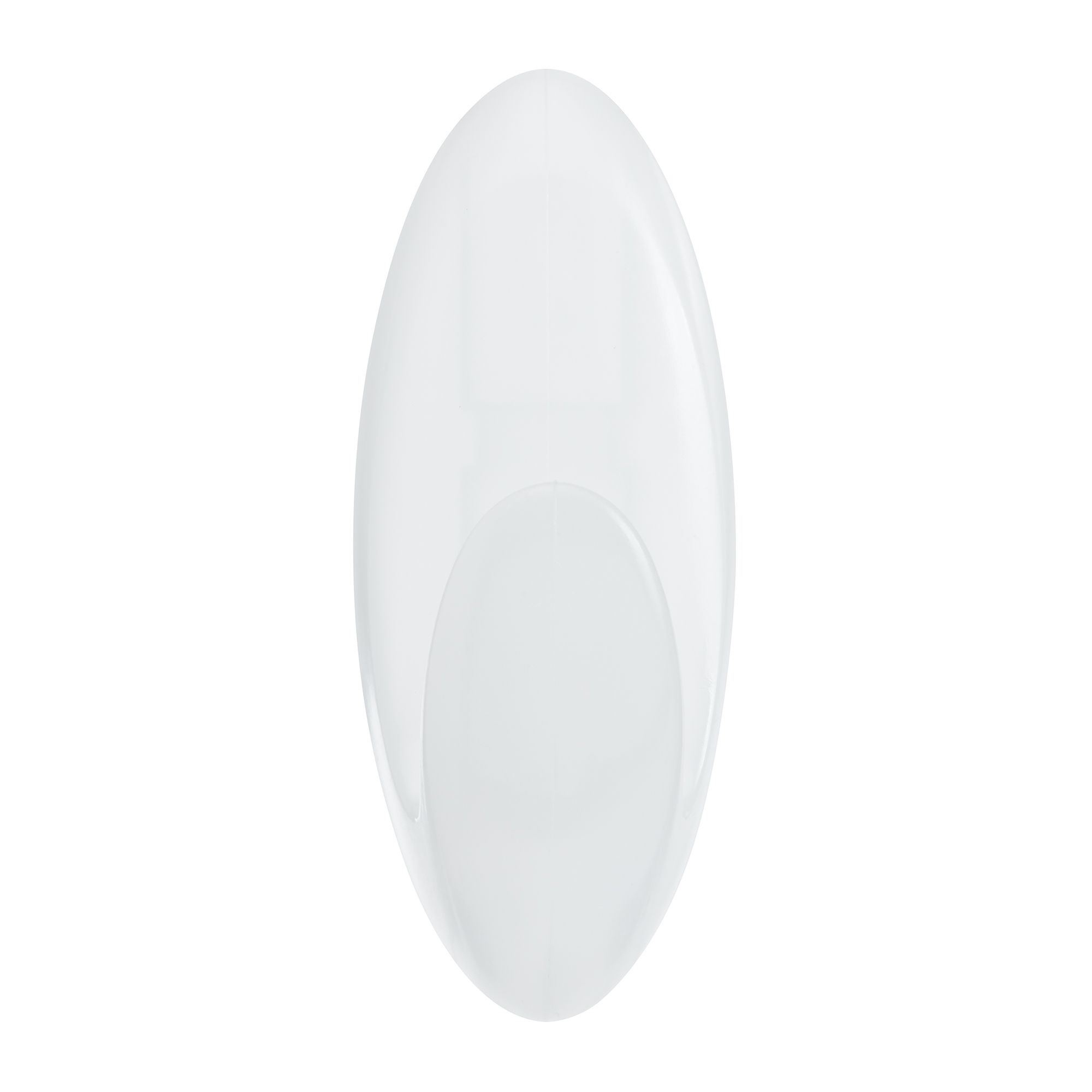 3M Command Bath Frosted effect Large Clear Towel Hook (Holds)2.2kg