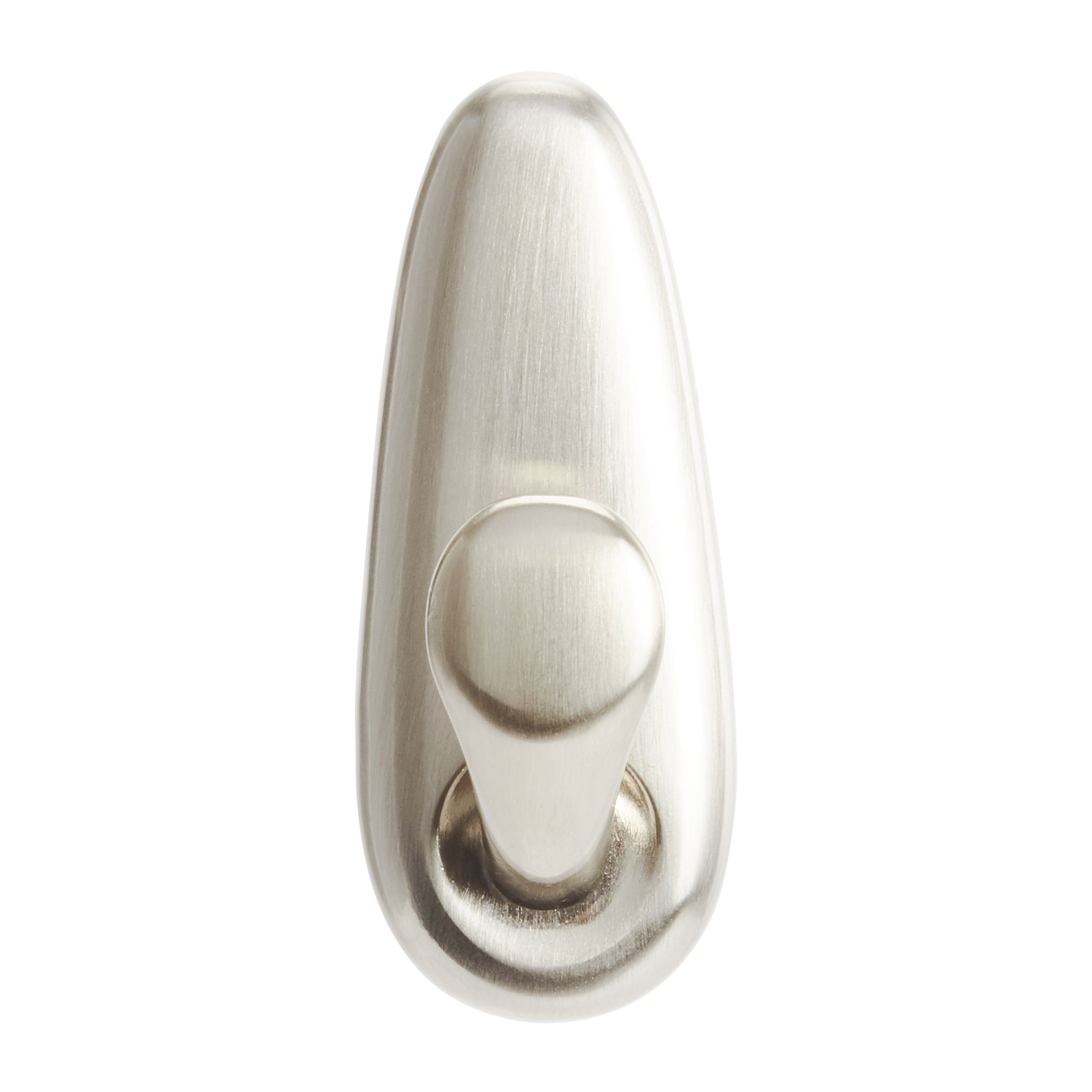 3M Command Forever classic Nickel effect Metal Small Hook (Holds)0.45kg