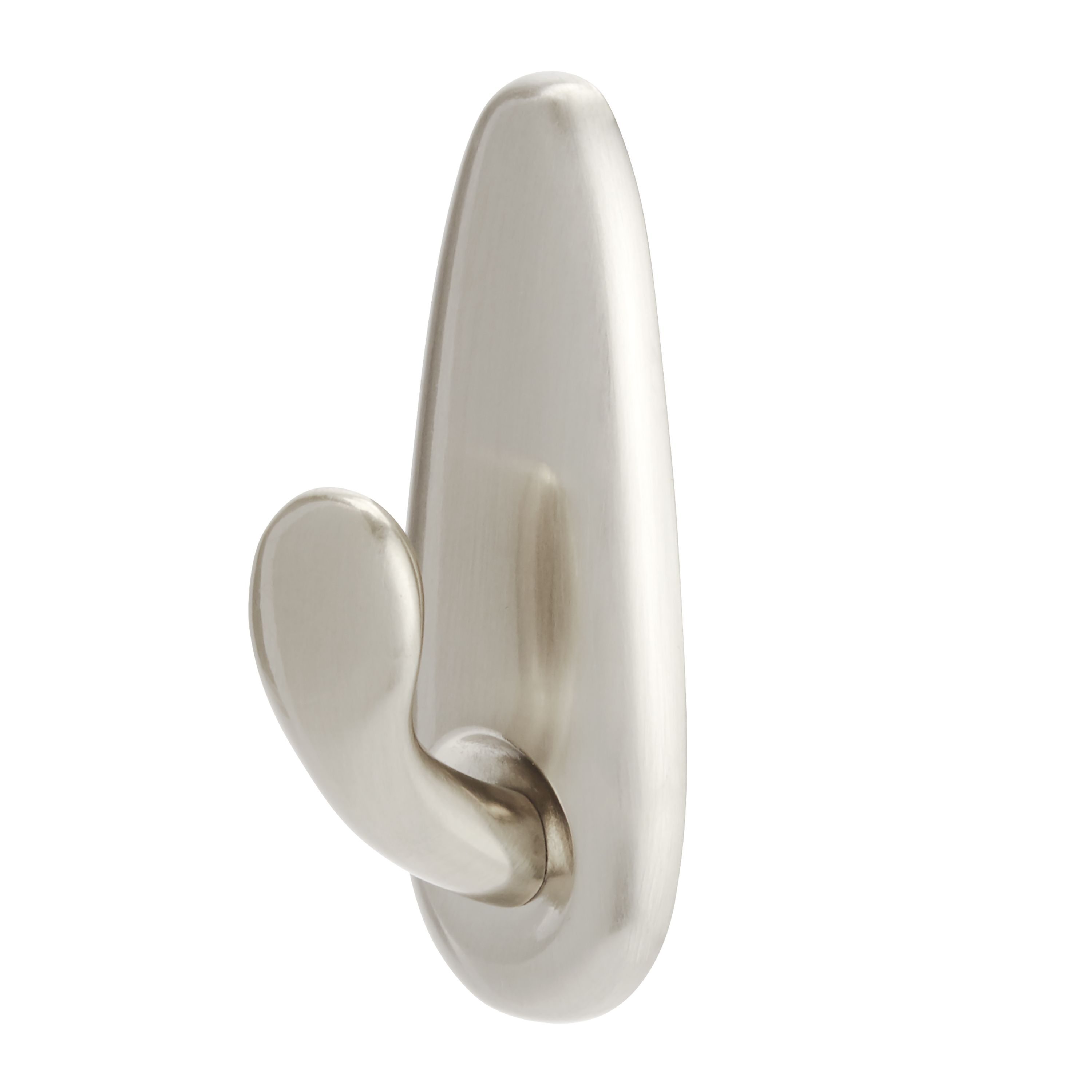3M Command Forever classic Nickel effect Metal Small Hook (Holds)0.45kg