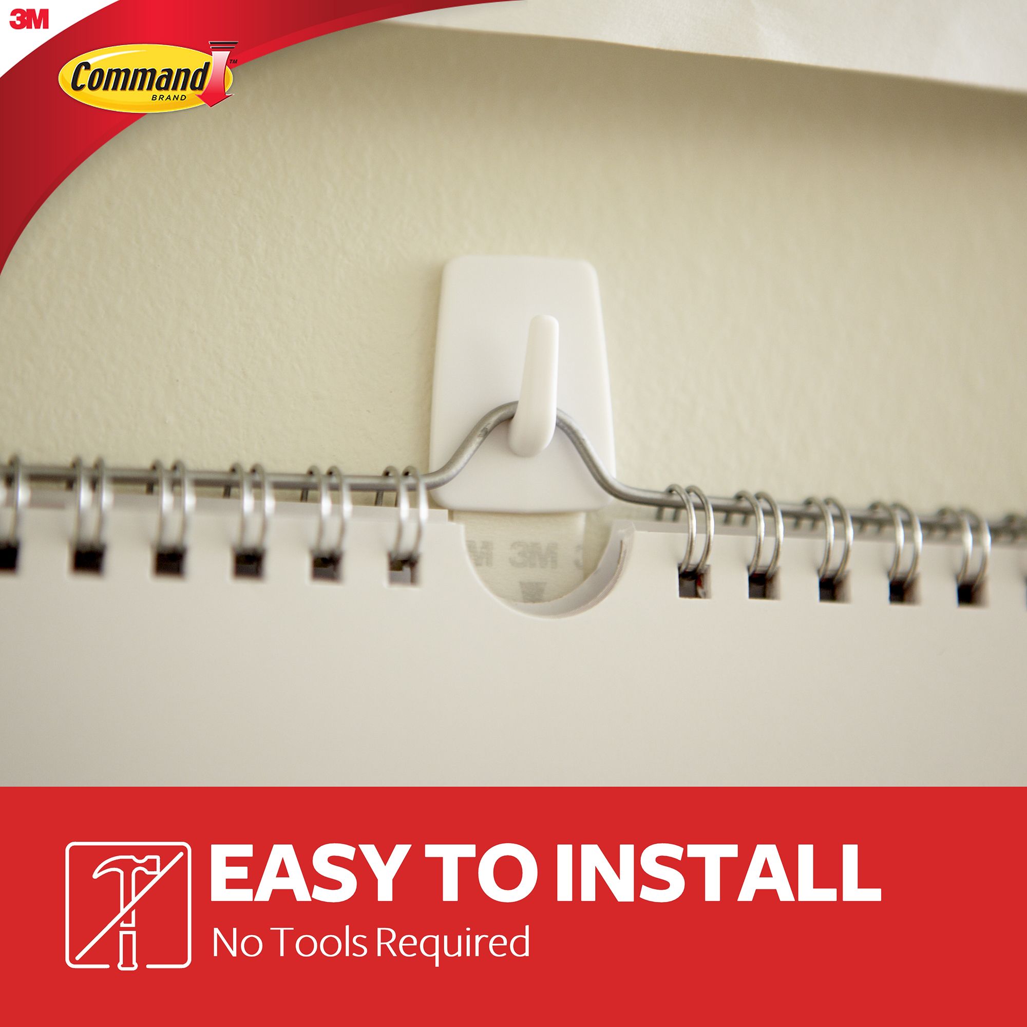 3M Command Micro White Hook (Holds)0.23kg, Pack of 3