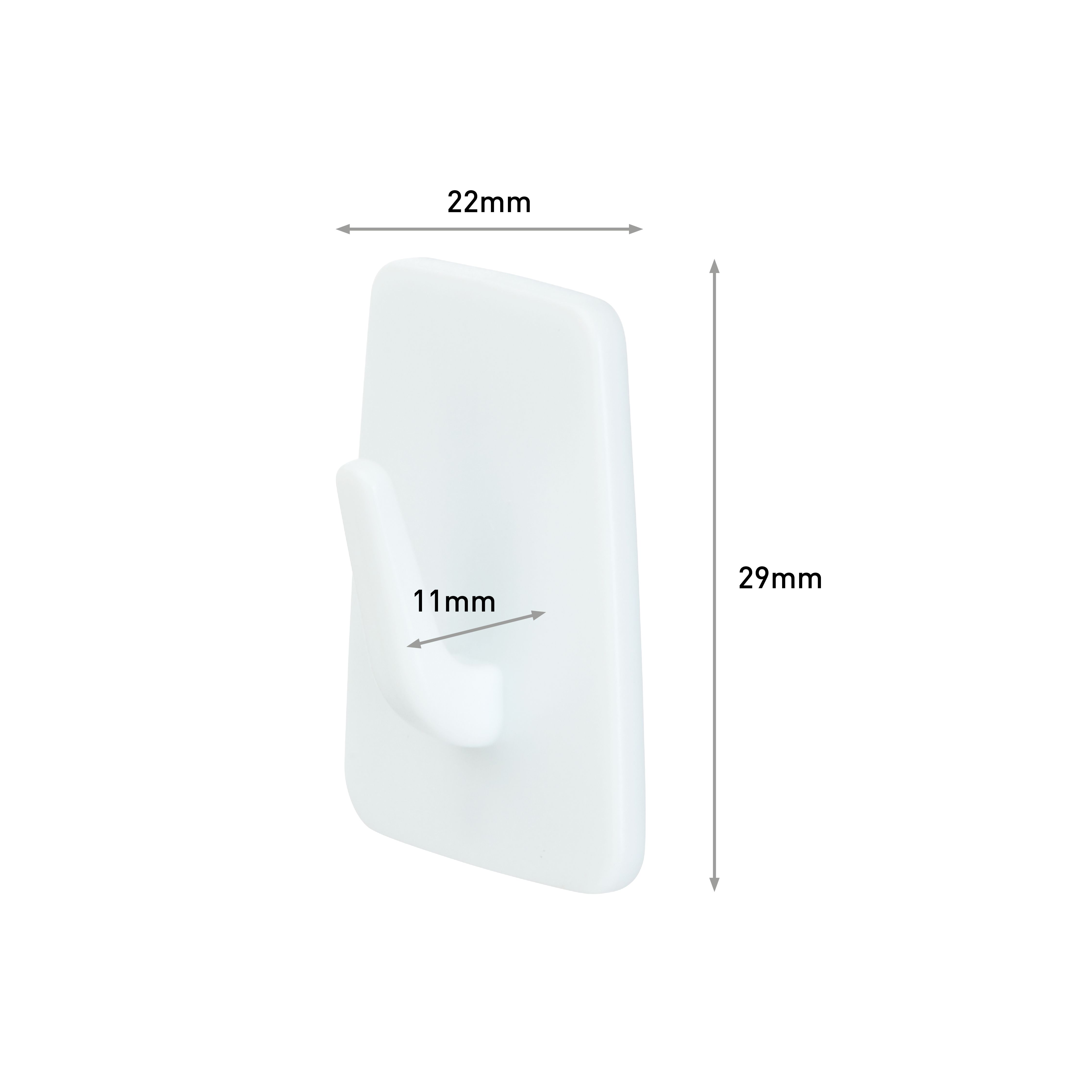 3M Command Micro White Hook (Holds)0.23kg, Pack of 3