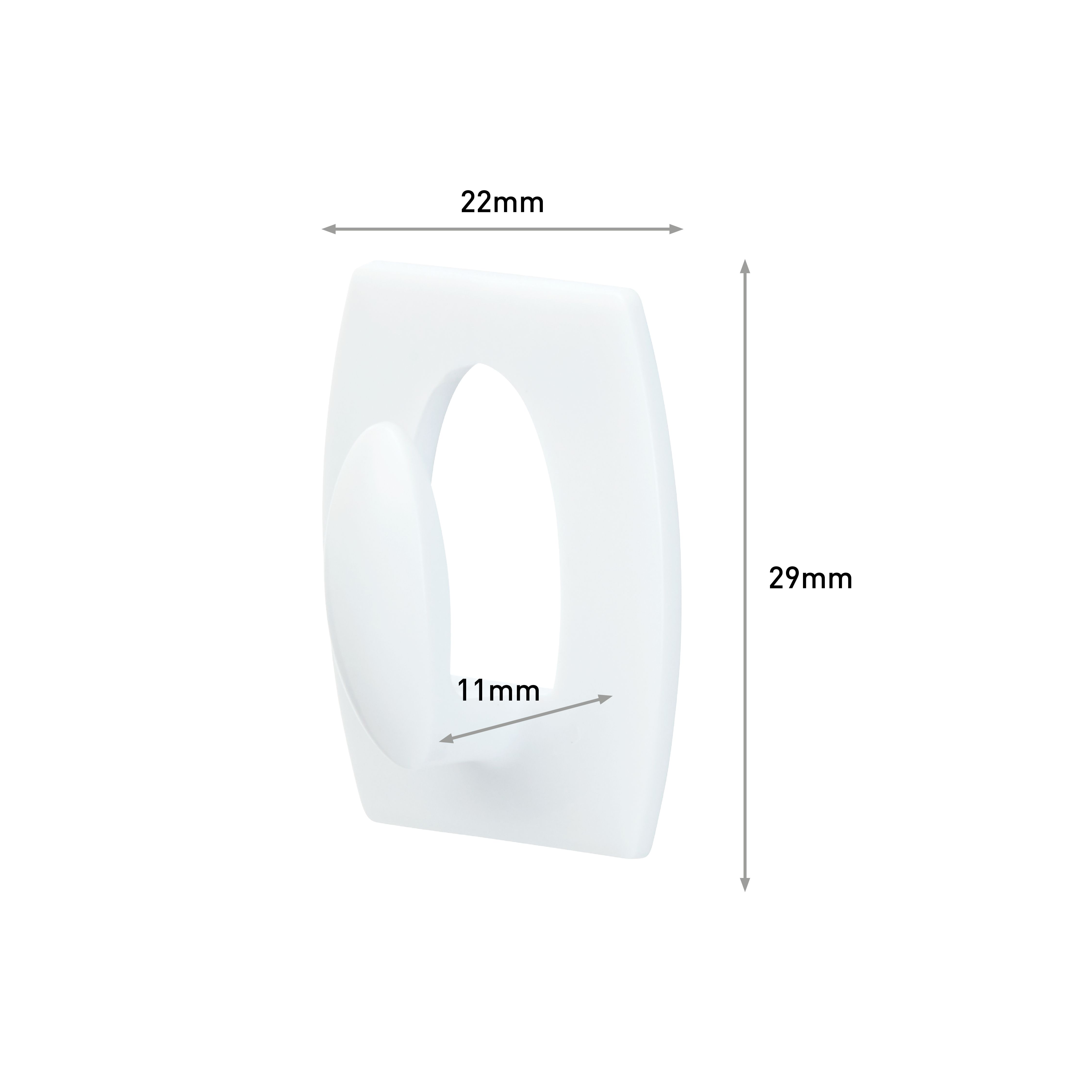 3M Command Mini White Hook (Holds)0.23kg, Pack of 6